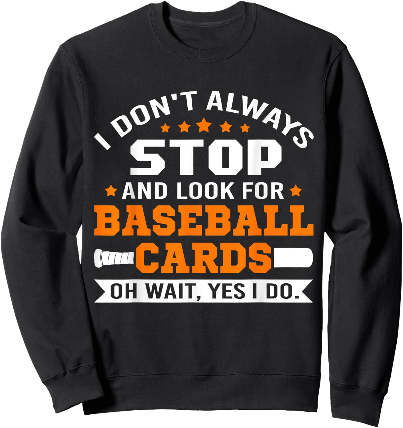 Sport Cards Collection & Baseball Card Collector Sweatshirt - Sweatshirt | Black