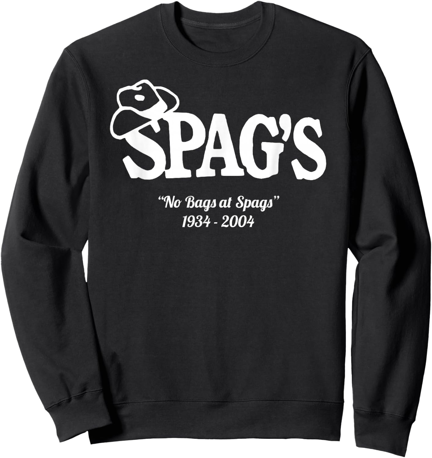 Spags, Massachusetts Vintage Retro Company Worcester Sweatshirt - Sweatshirt | Black