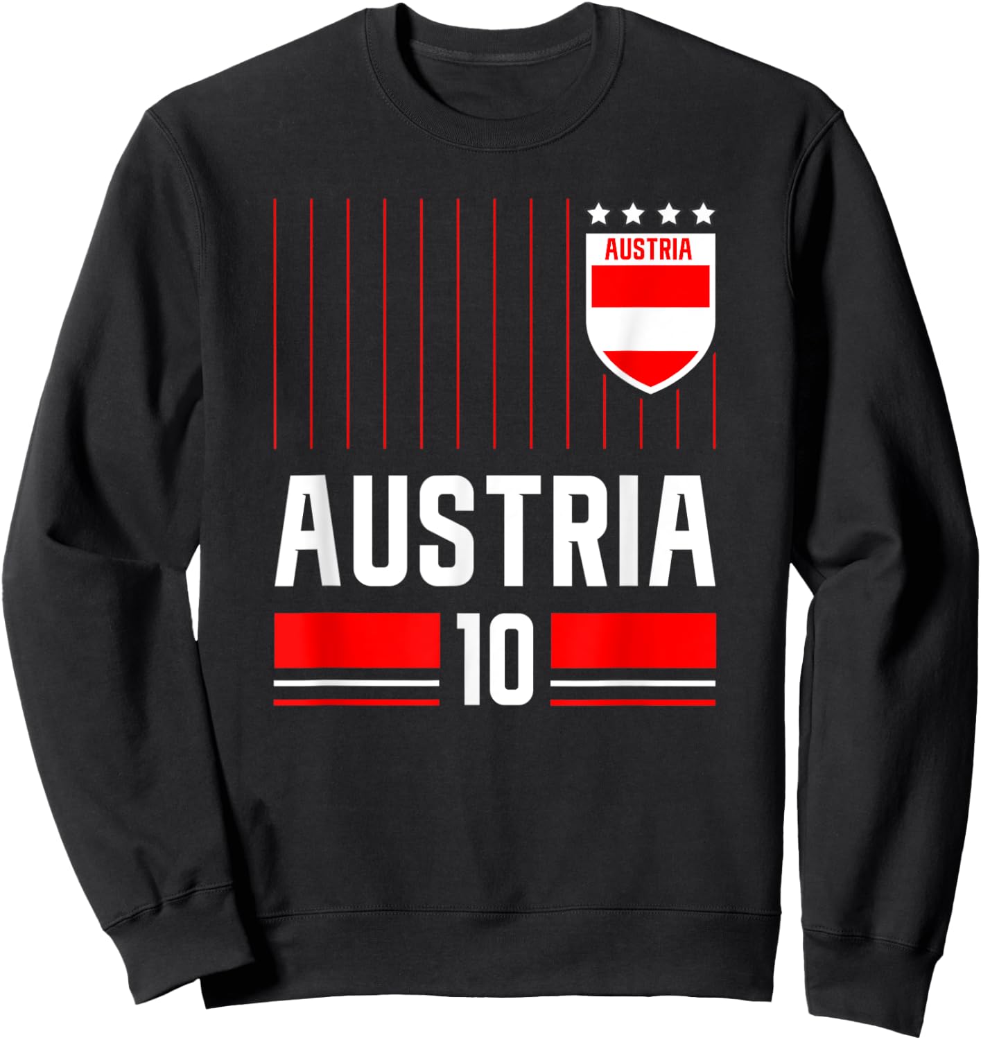 Austria Soccer Jersey 2020-2021 Sweatshirt - Sweatshirt | Black