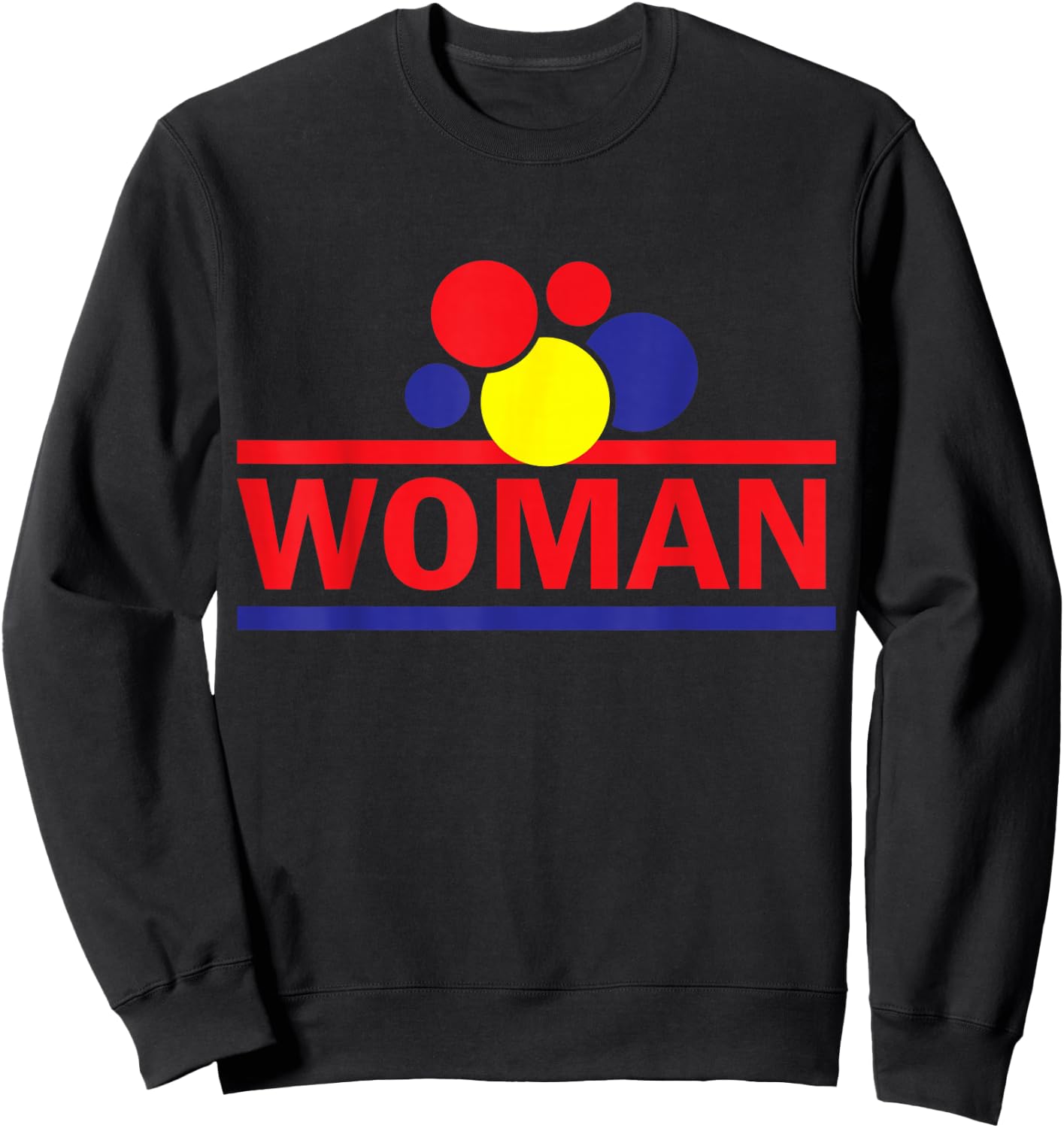 Retro Wonder Lover Women Bread Sweatshirt - Sweatshirt | Black