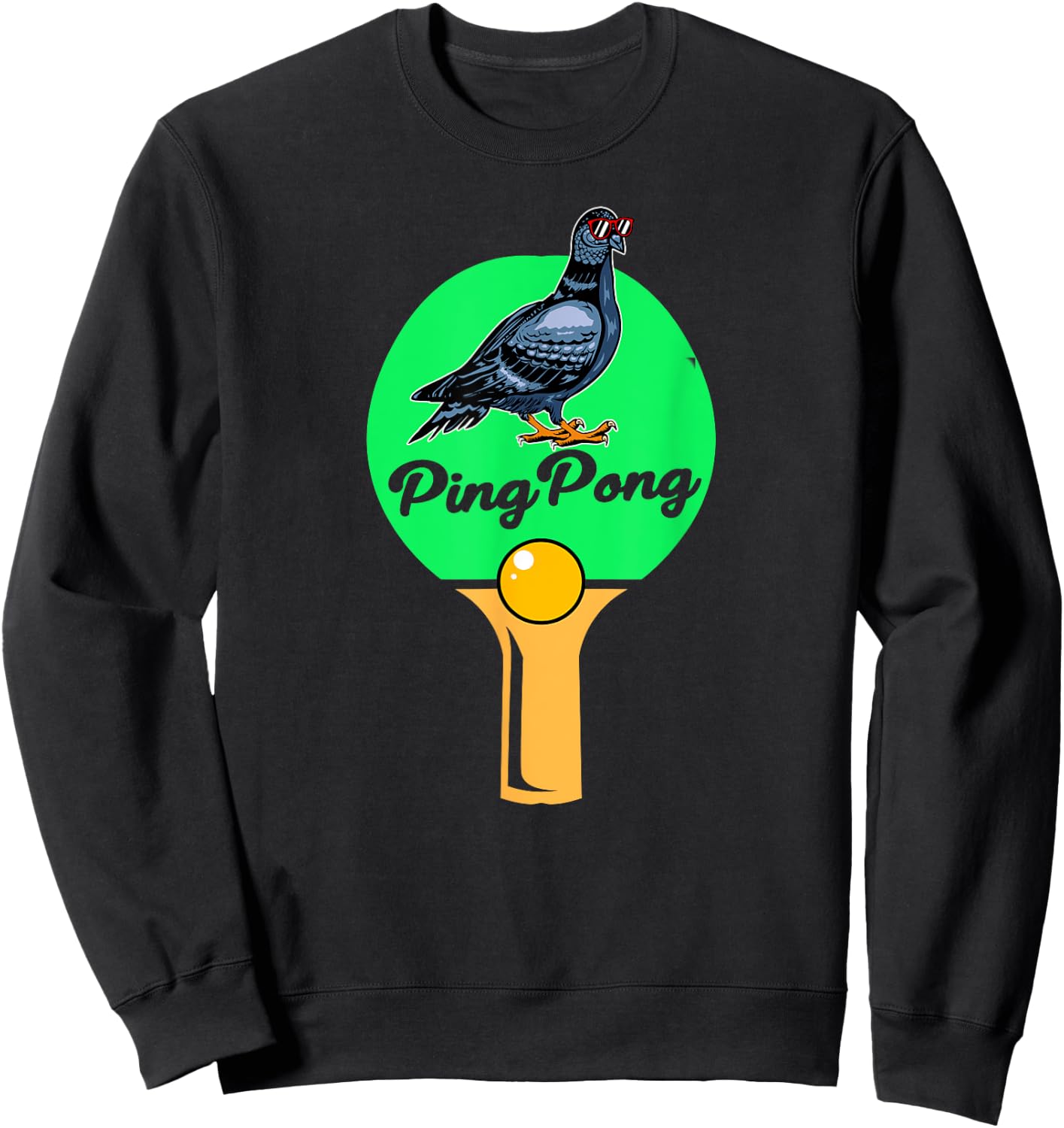 Pigeon Ping Pong Sweatshirt - Sweatshirt | Black
