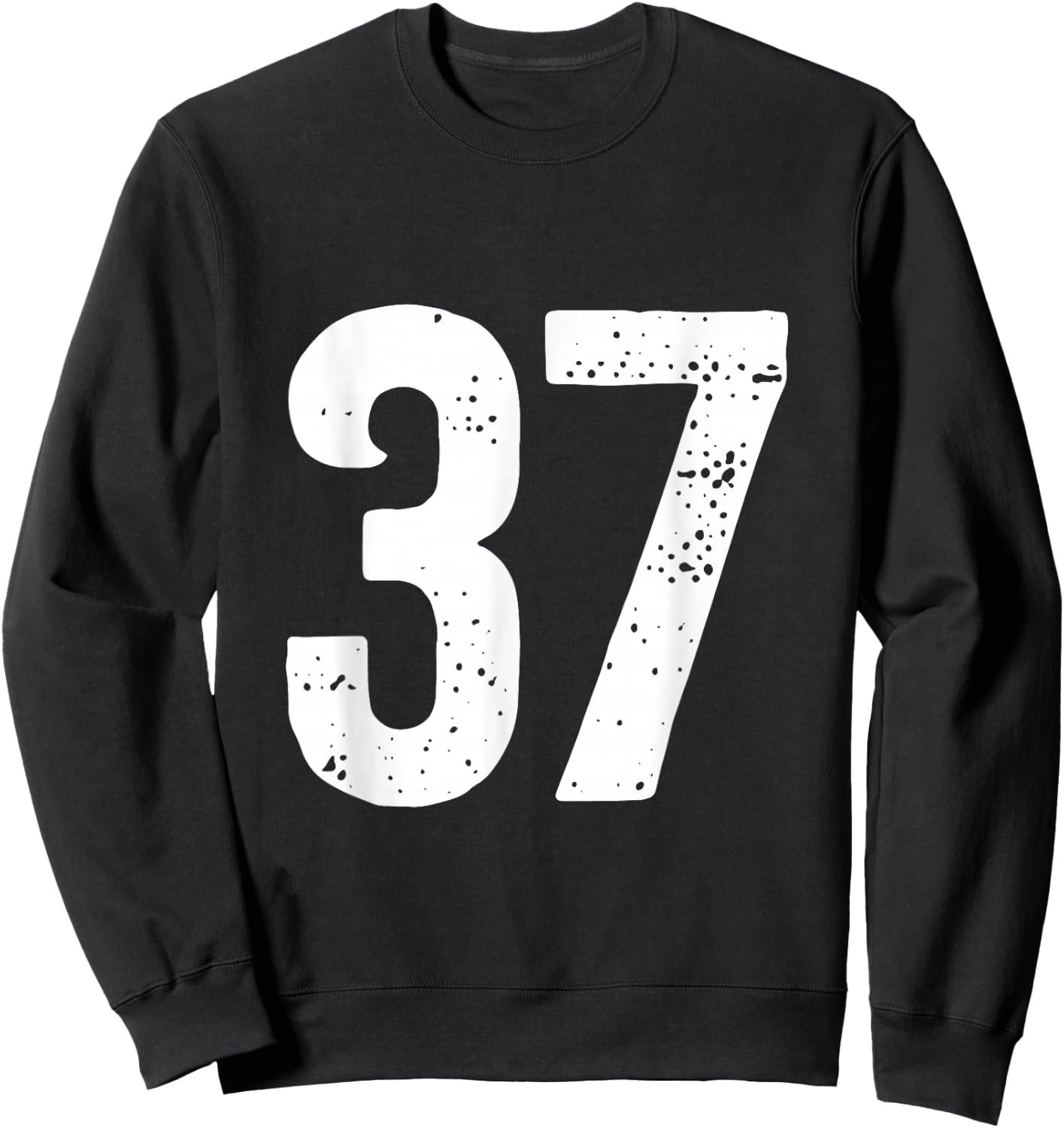 Number 37 Sweatshirt - Sweatshirt | Black