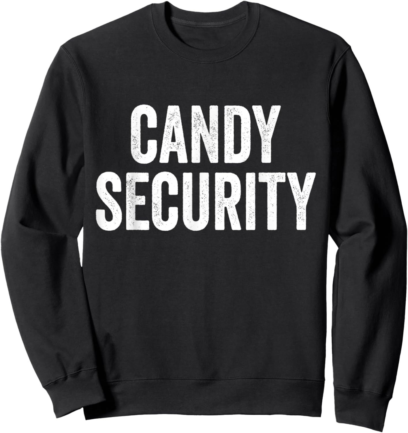 Dad Mom Candy Security Shirts, Men Women Halloween Parents Sweatshirt - Sweatshirt | Black