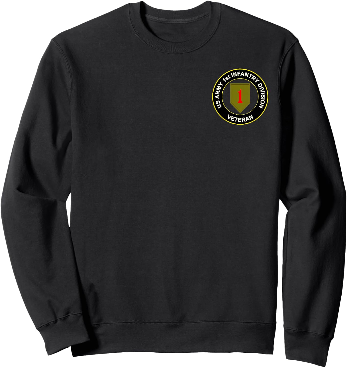 Veterans Day Shirt Big Red One 1st Infantry Division Sweatshirt - Sweatshirt | Black