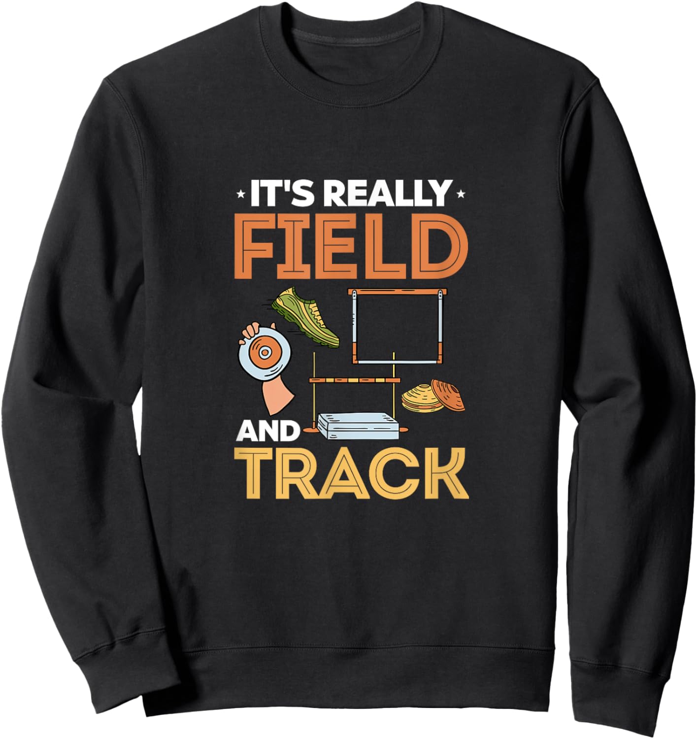 Track And Field Running - Expert Runner Field And Track Sweatshirt - Sweatshirt | Black