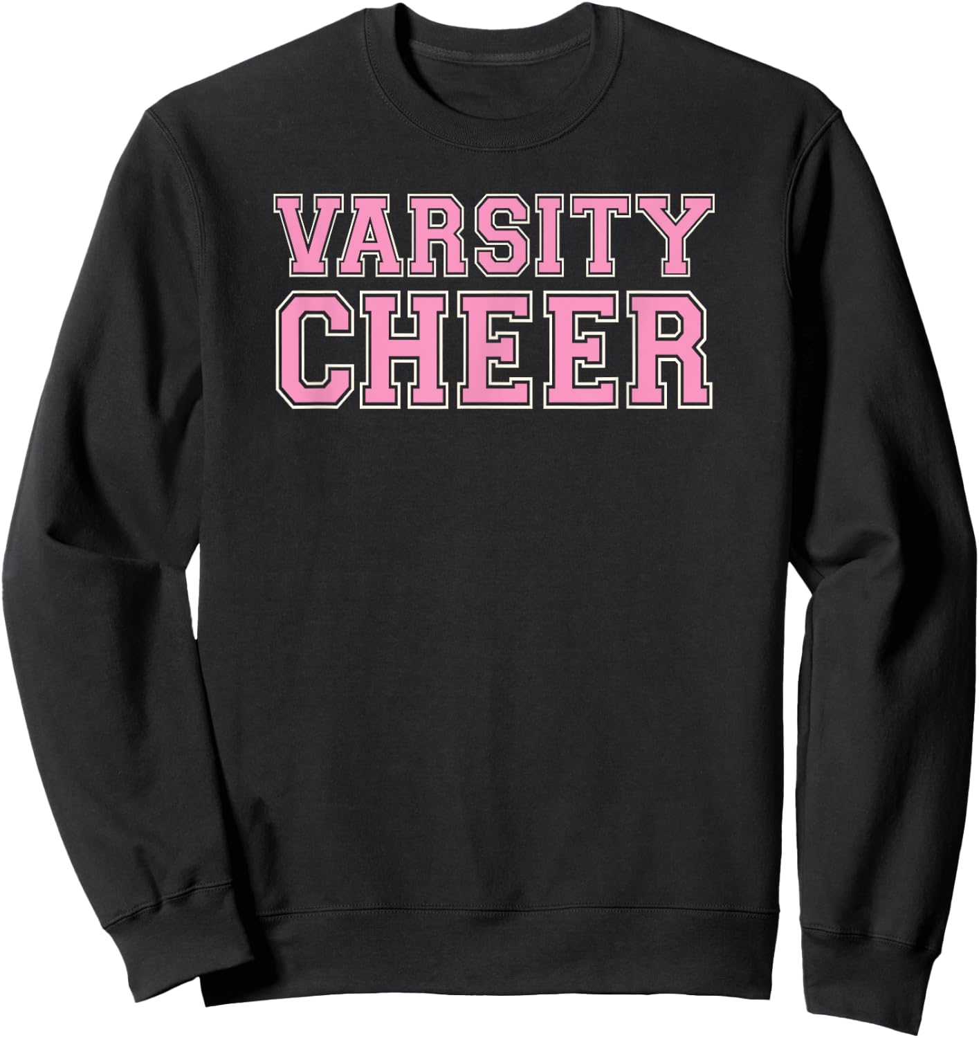 For High School Varsity Cheerleader Varsity Cheer Sweatshirt - Sweatshirt | Black
