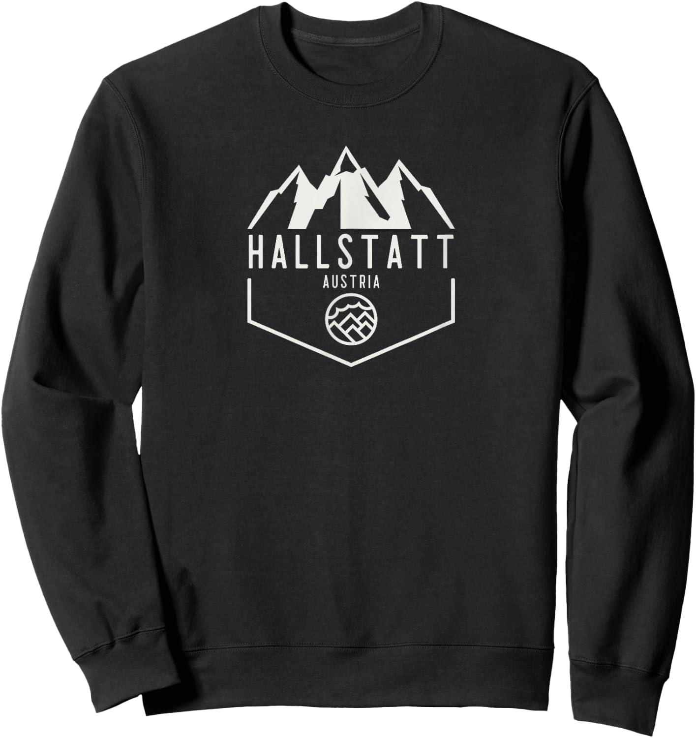 Hallstatt Austria Sweatshirt - Sweatshirt | Black