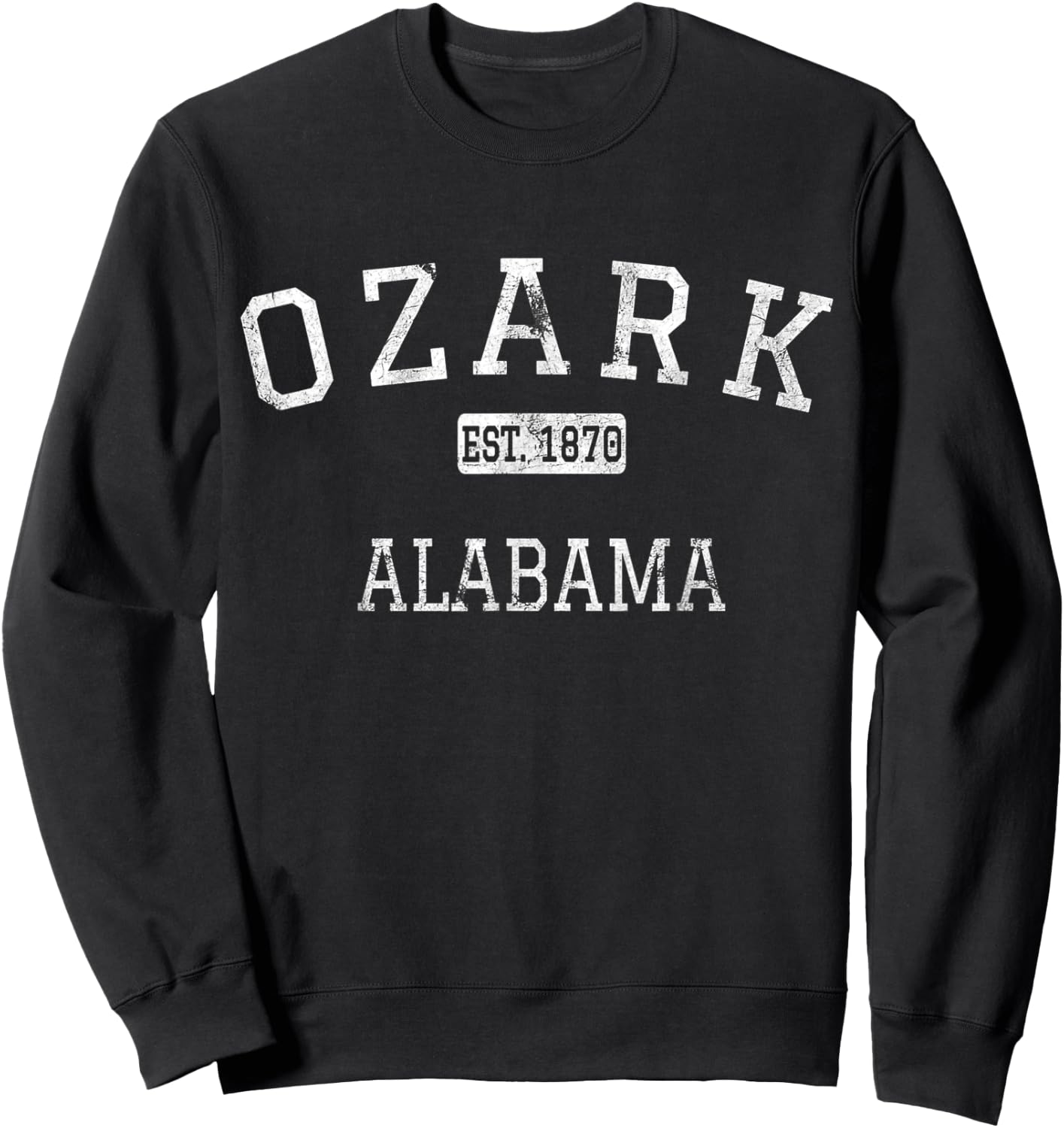 Ozark Alabama AL Vintage Sweatshirt - Sweatshirt | Black