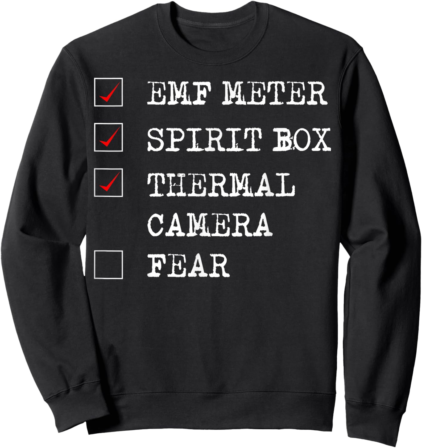 Phasmophobia - Ghost Hunter - Paranormal Investigators Sweatshirt - Sweatshirt | Black