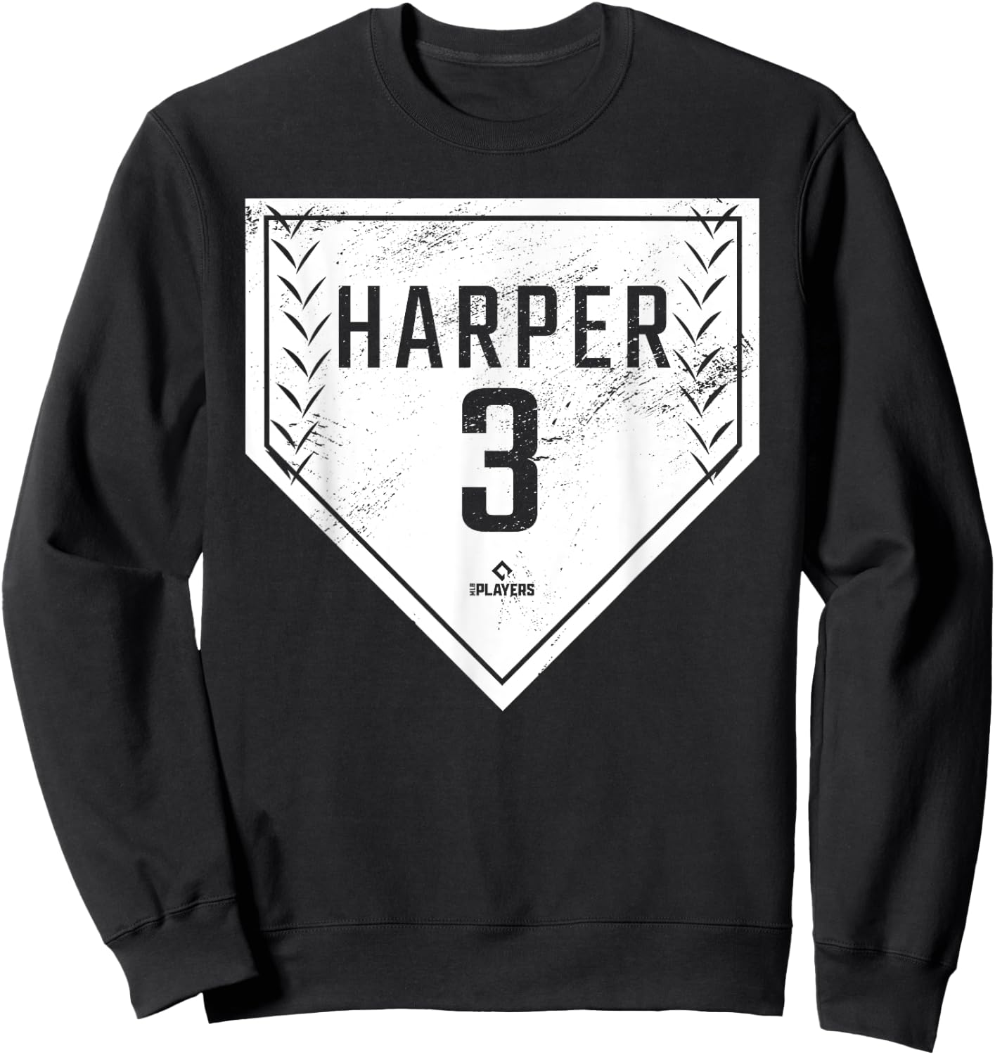 Home Plate Gameday Bryce Harper Philadelphia MLBPA Sweatshirt - Sweatshirt | Black