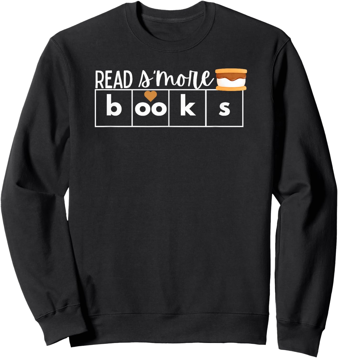 Read S'More Books Camping Themed Literacy Night Sweatshirt - Sweatshirt | Black