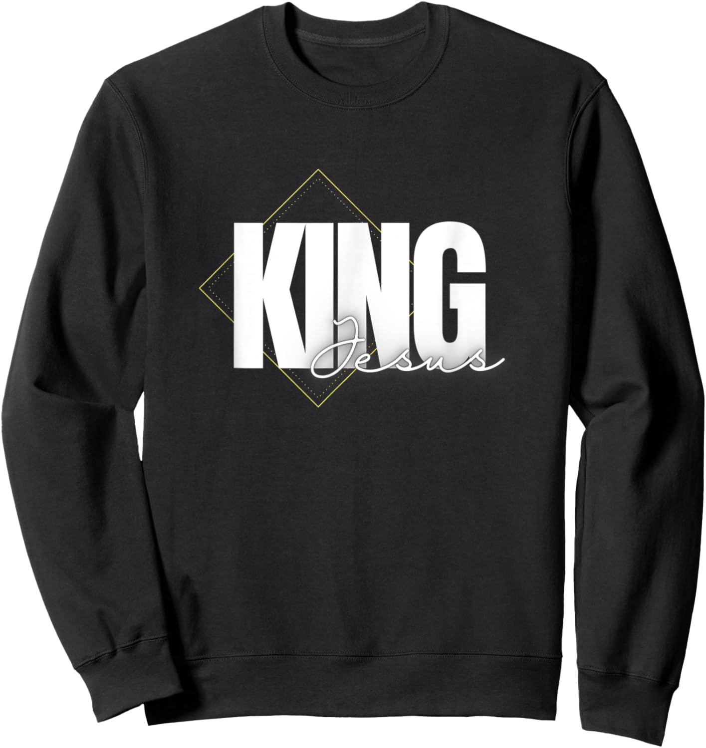 King Jesus, Gospel, Christian Sweatshirt - Sweatshirt | Black
