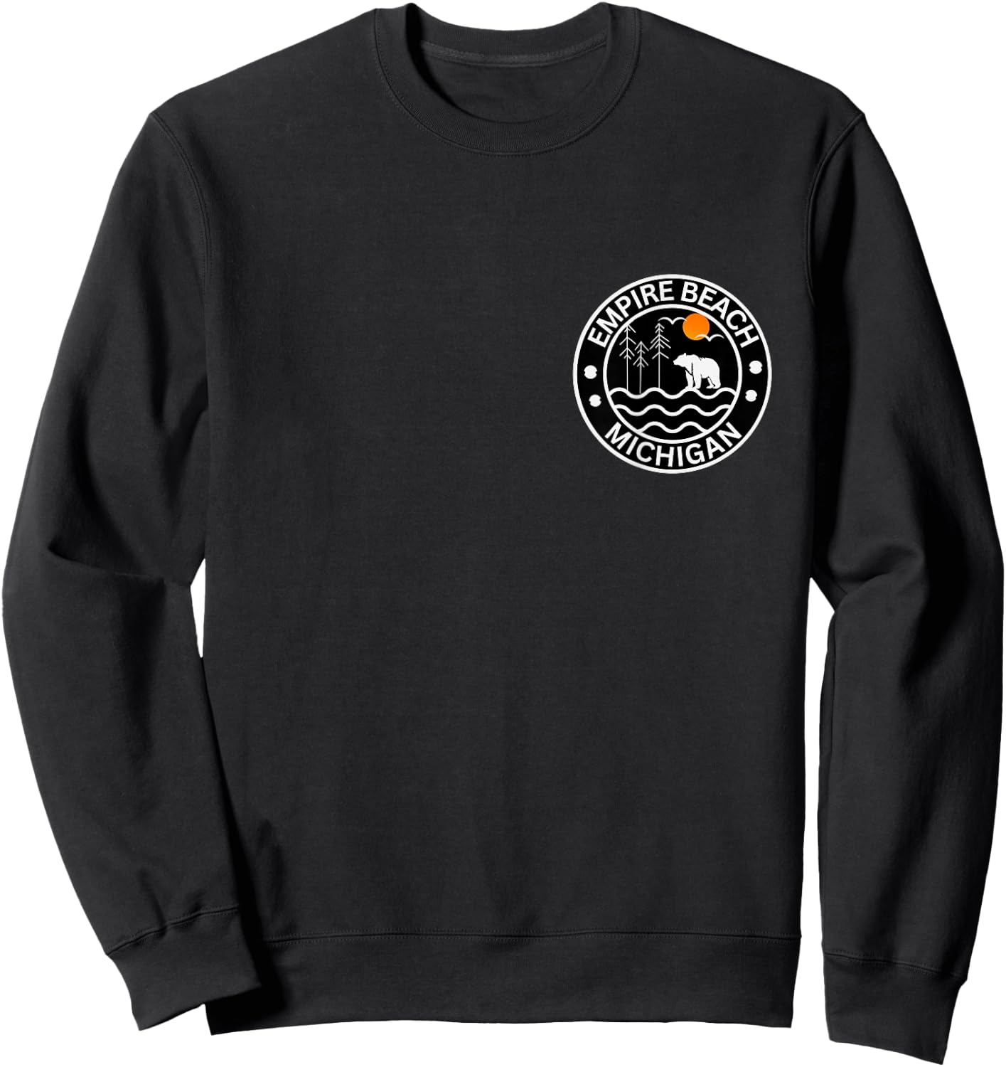 Empire Beach Michigan Women Girls Kids Sweatshirt - Sweatshirt | Black