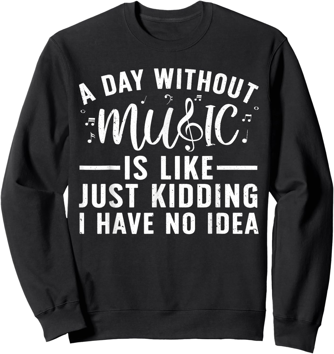 Best Music Teacher Design Women Music Teacher School Sweatshirt - Sweatshirt | Black