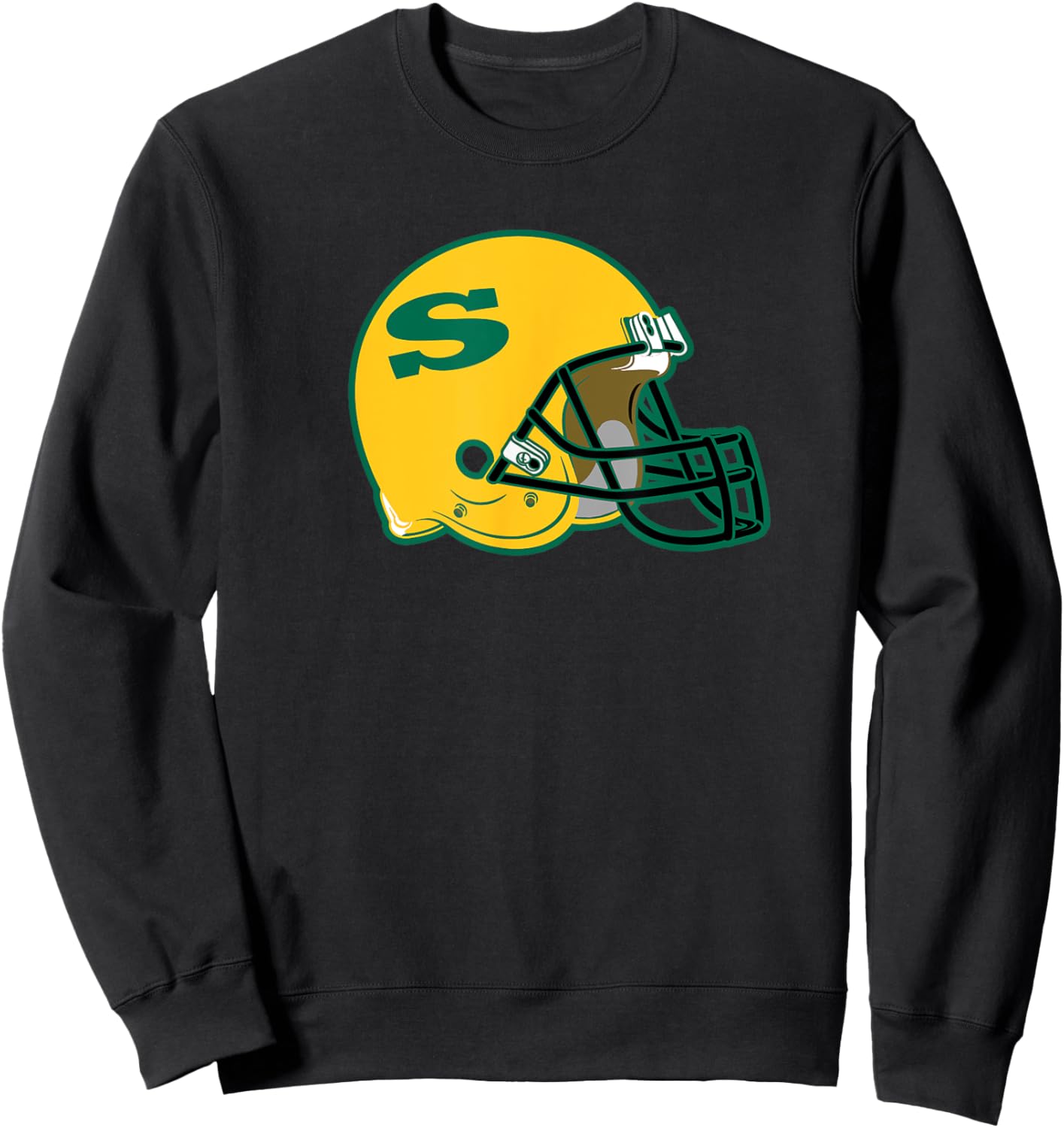 Siena College Throwback Football Helmet Vintage Sweatshirt - Sweatshirt | Black
