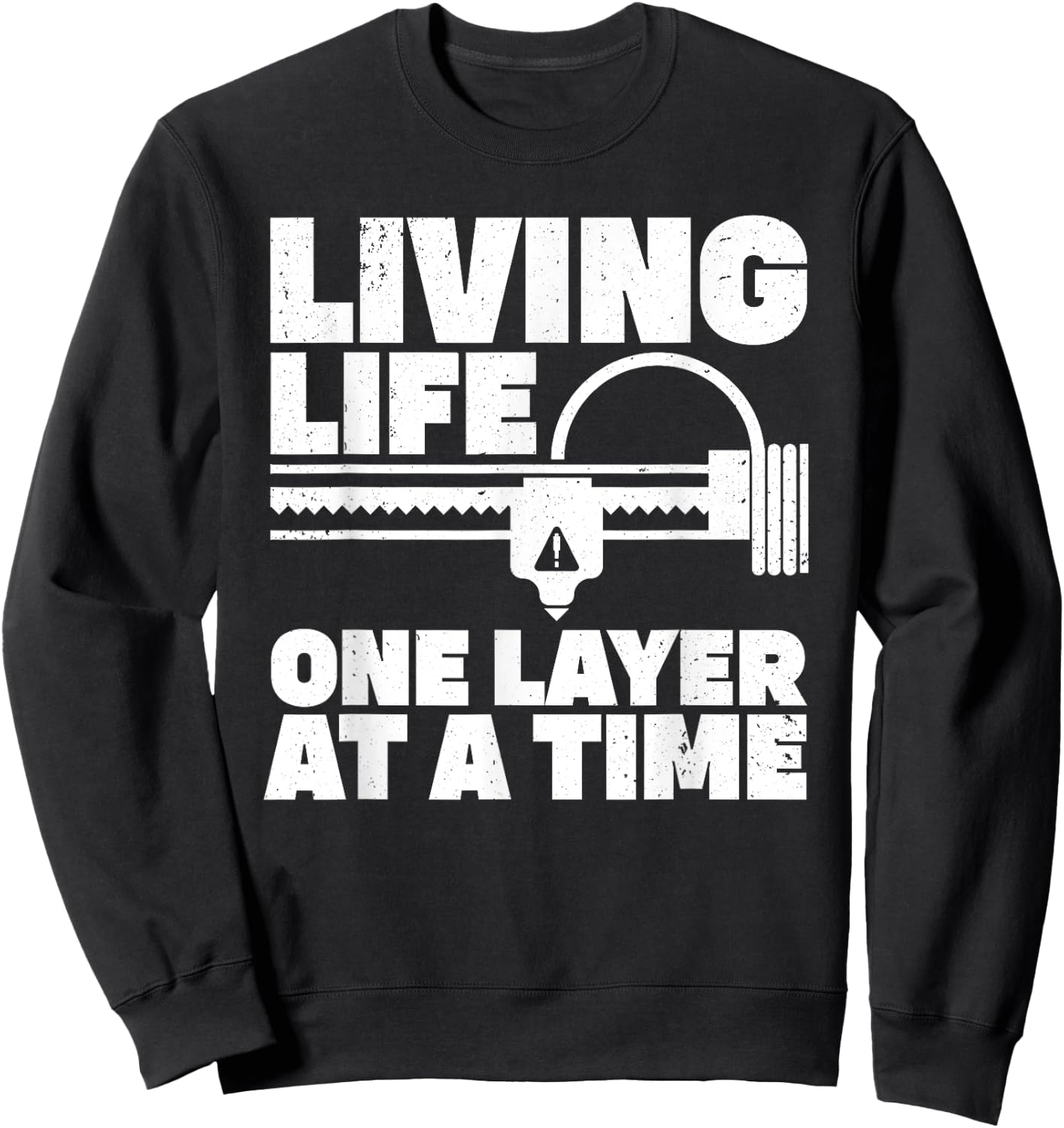 Cool 3D Printing Art Women 3D Printing Printer Lover Sweatshirt - Sweatshirt | Black