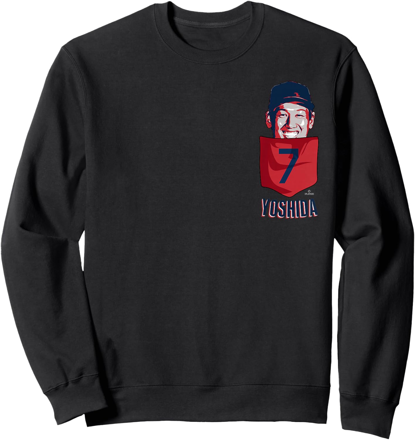 Masataka Yoshida Boston Baseball Pocket MLBPA Sweatshirt - Sweatshirt | Black