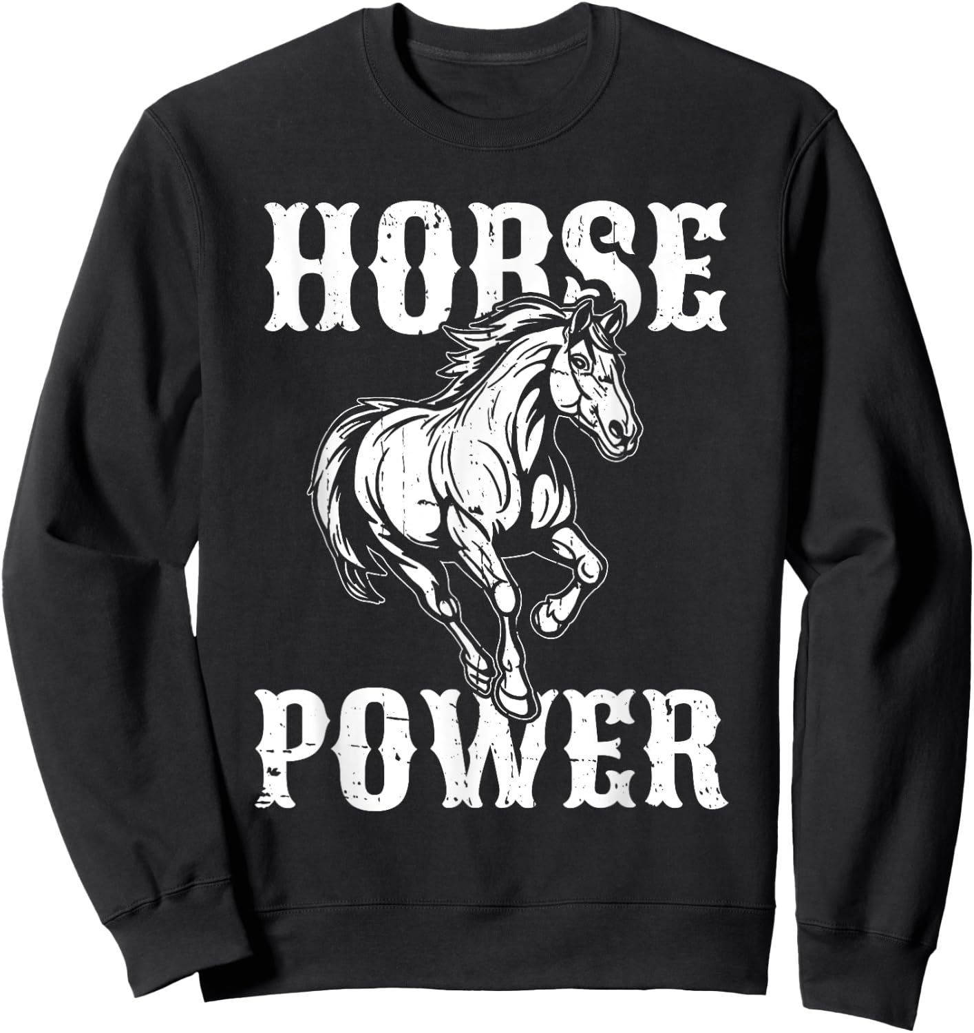 Horse Power Sweatshirt - Sweatshirt | Black