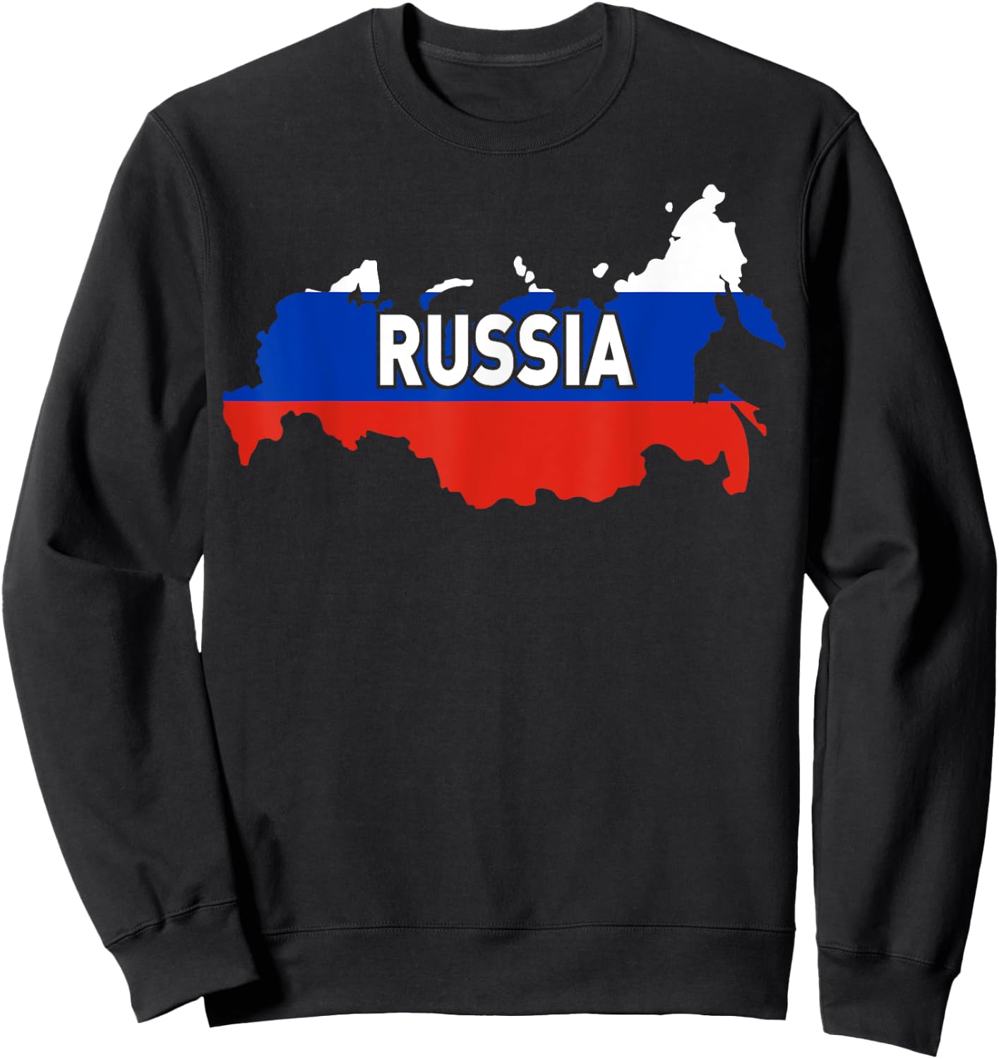 Proud Family and Patriotic Flag of Country Russia Sweatshirt - Sweatshirt | Black