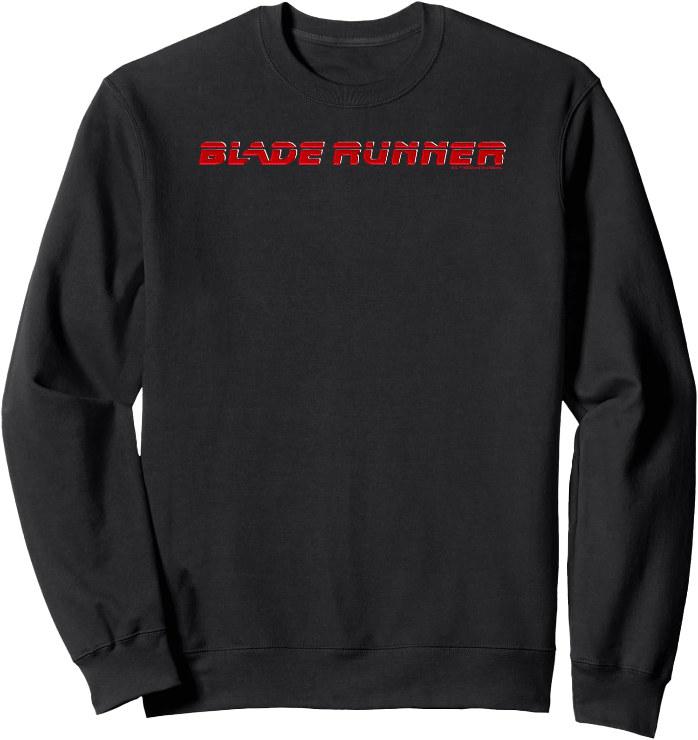 WB100 Blade Runner Classic Red Logo Sweatshirt - Sweatshirt | Black