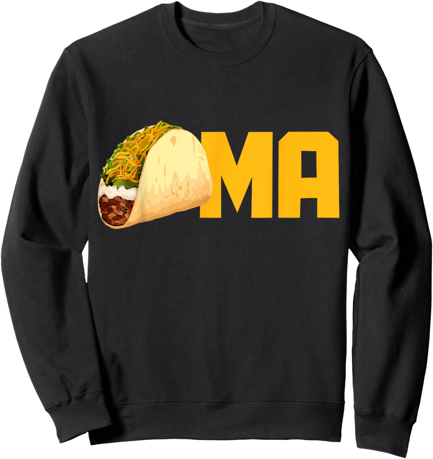 Tacoma Washington Taco Ma Funny Vintage Pride Sweatshirt - Sweatshirt | Black