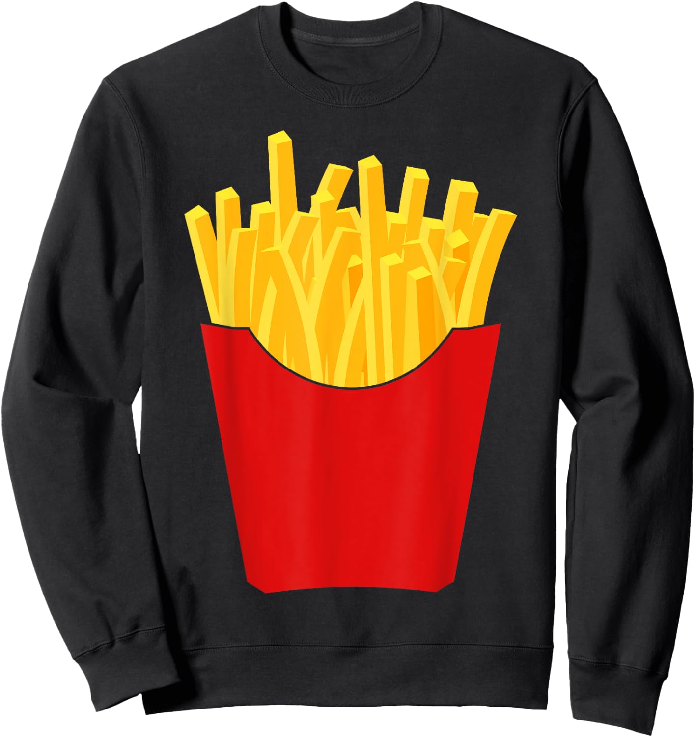 French Fries French Fry Costume Shirt Sweatshirt - Sweatshirt | Black