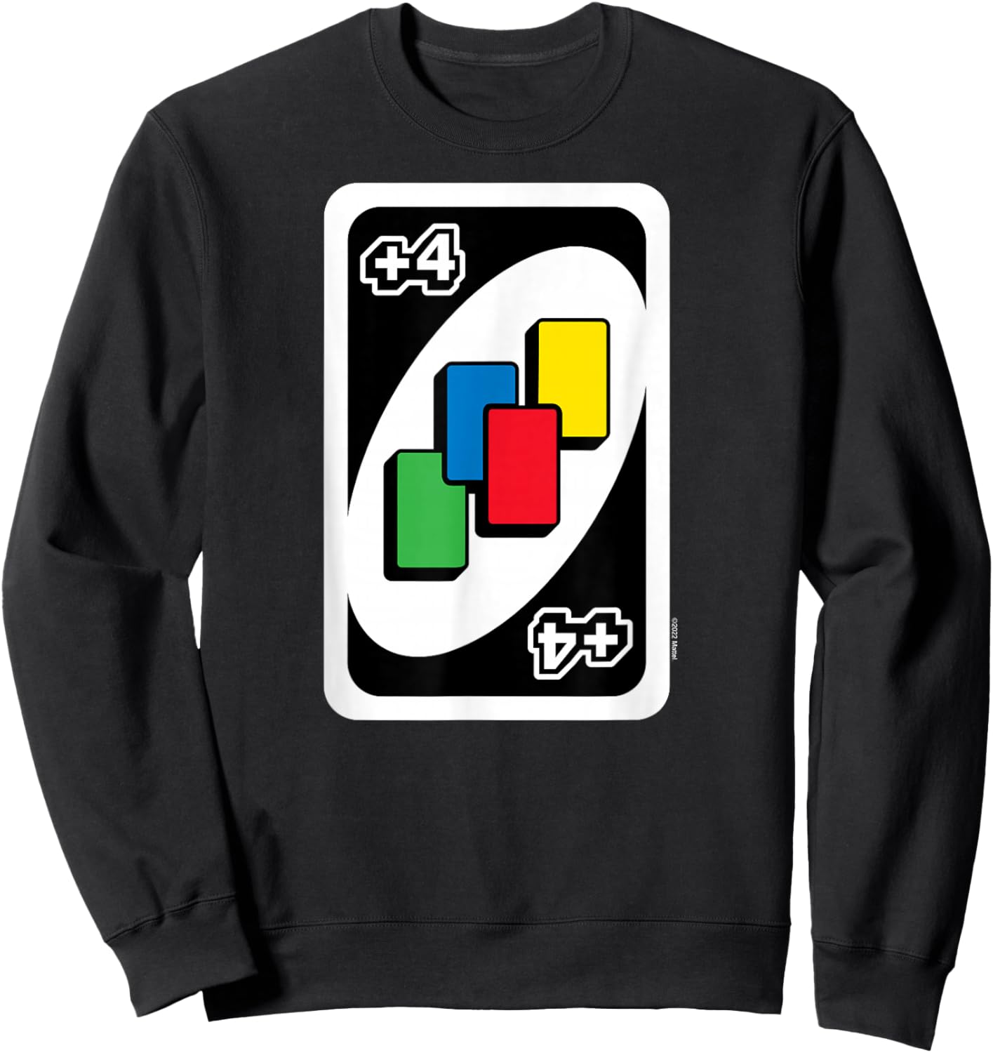 UNO - Draw Four Card Sweatshirt - Sweatshirt | Black