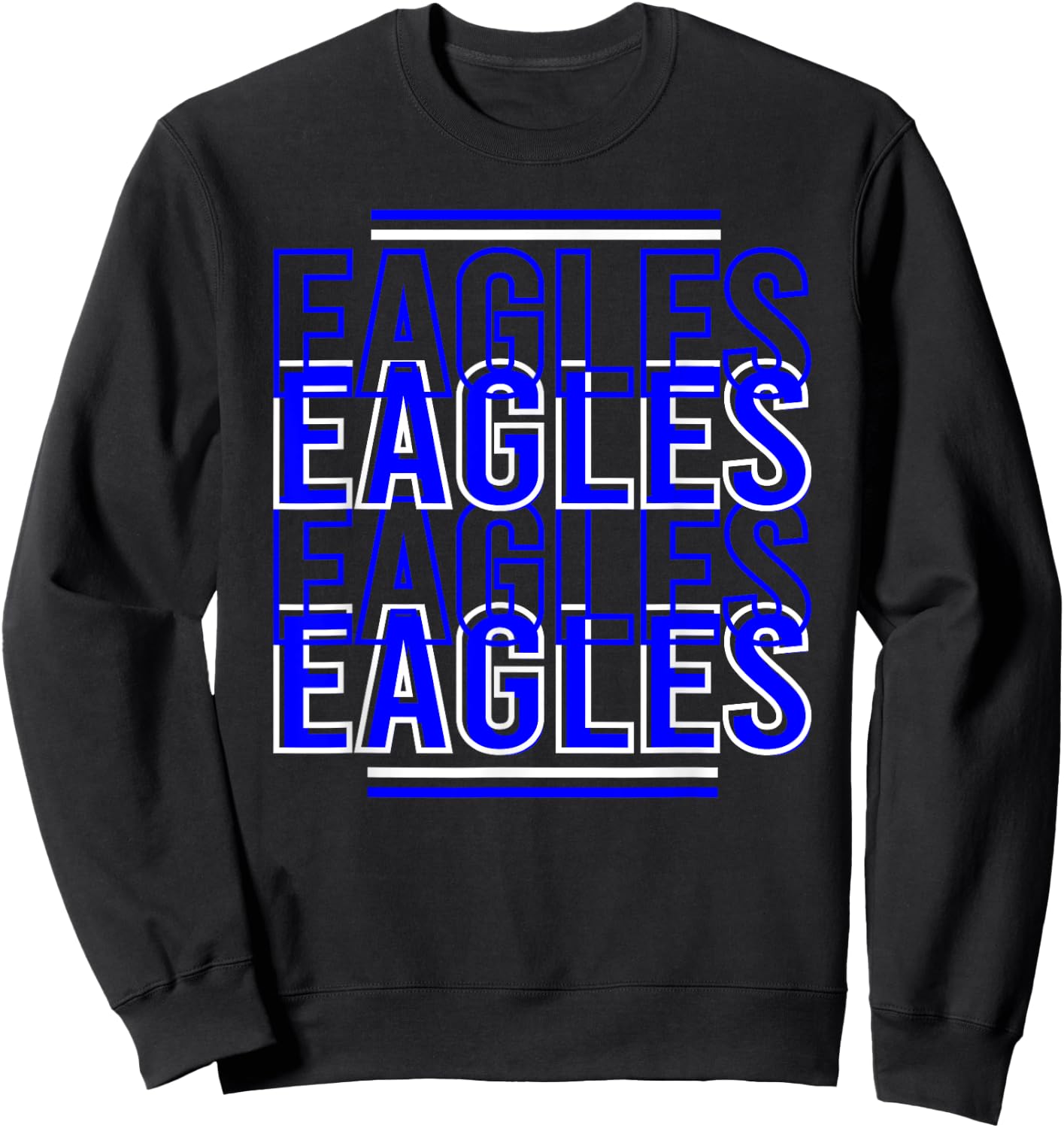 Red Black Eagles School Spirit Eagle Mascot Teacher Women Kids Sweatshirt - Sweatshirt | Black