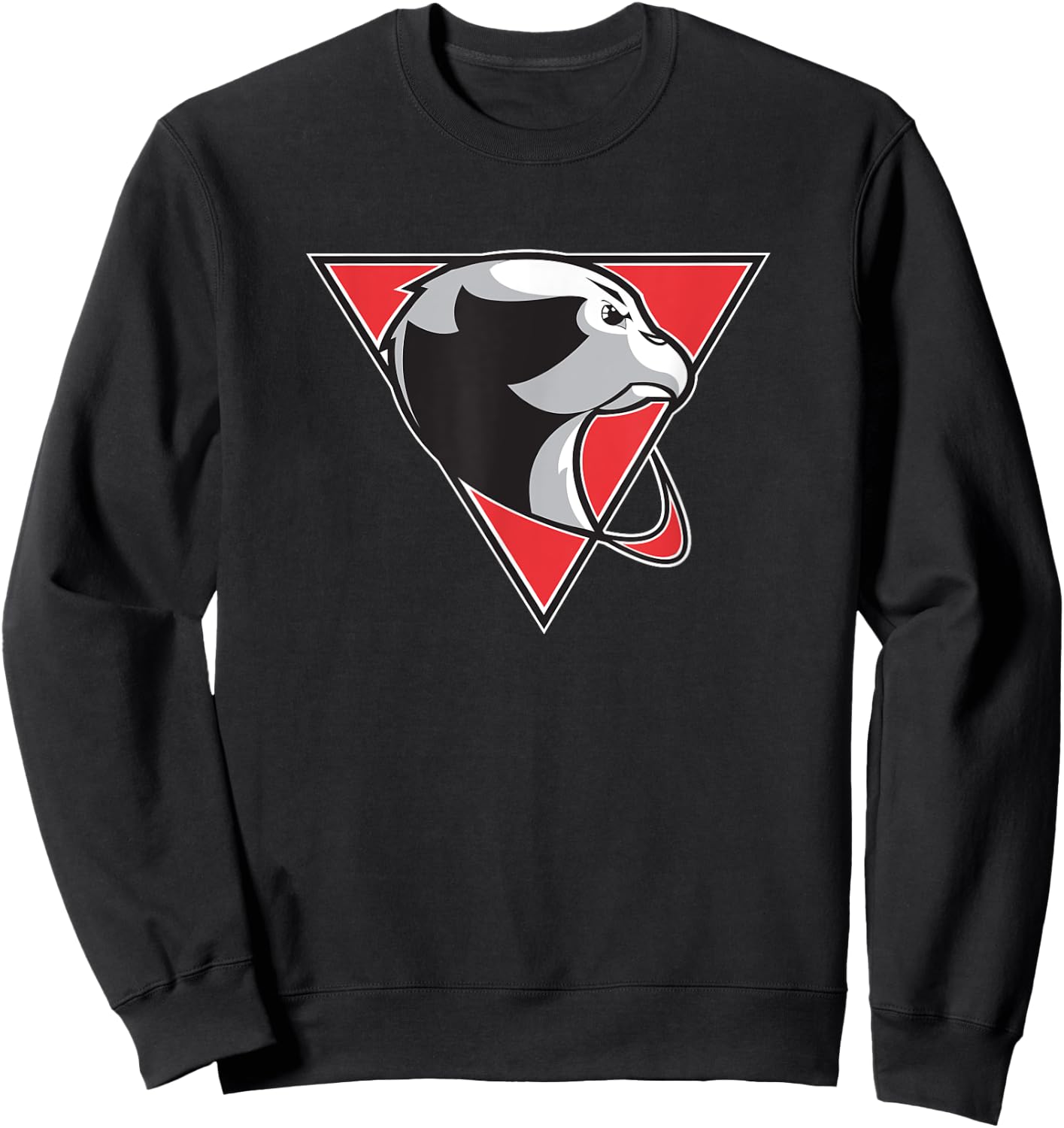 Retro Stockton State College Ospreys Athletics Logo Sweatshirt - Sweatshirt | Black