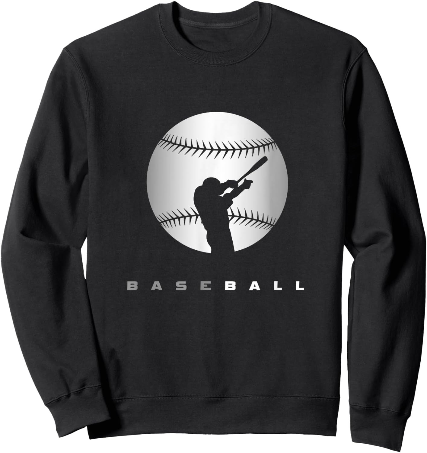Baseball Apparel - Baseball Sweatshirt - Sweatshirt | Black
