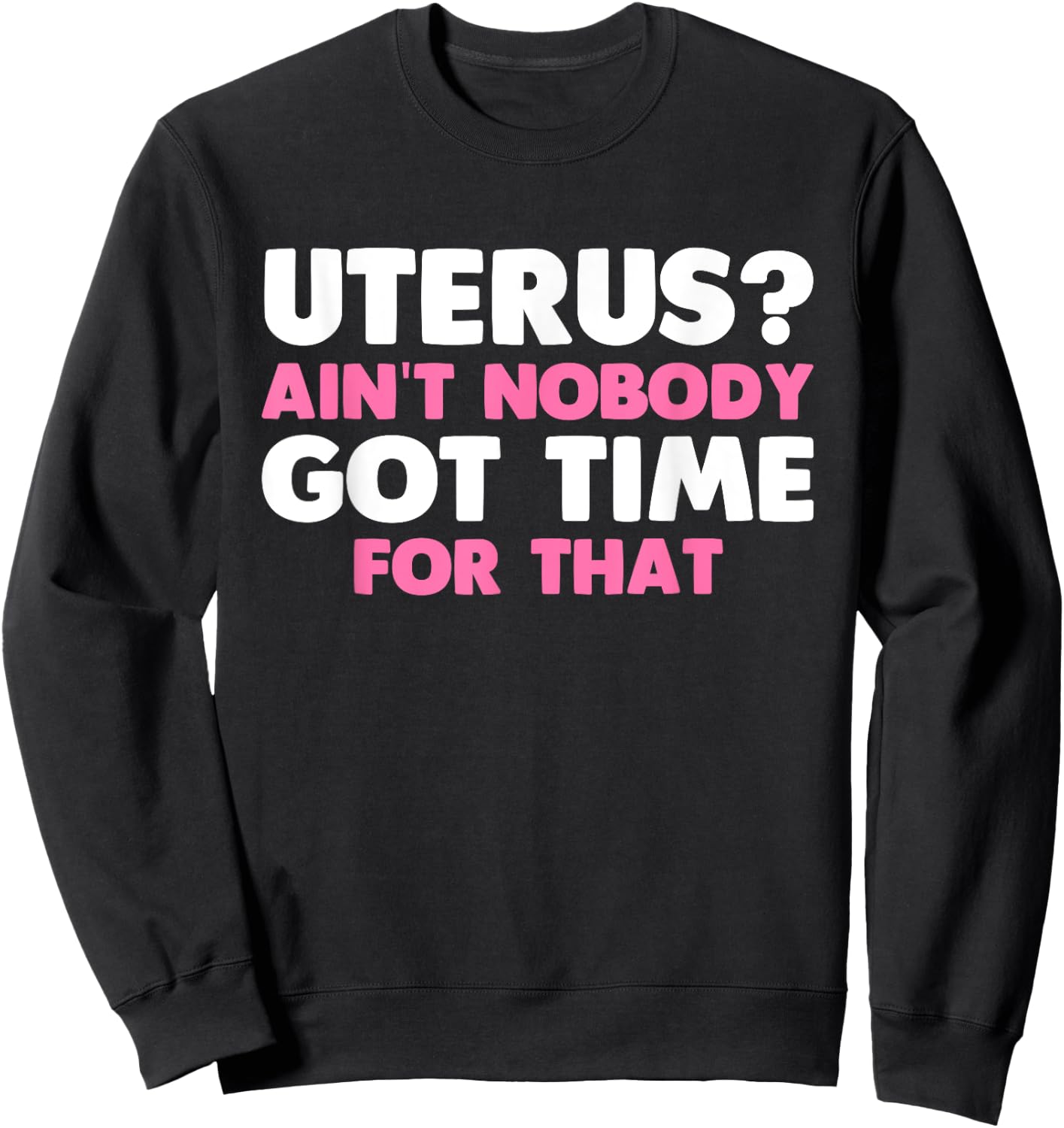 Funny Uterus Girls Hysterectomy Surgery Removal Sweatshirt - Sweatshirt | Black