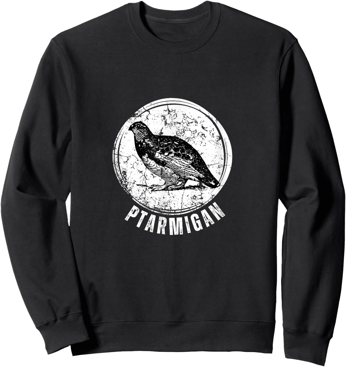 Ptarmigan Hunting Upland Game Hunting Sweatshirt - Sweatshirt | Black