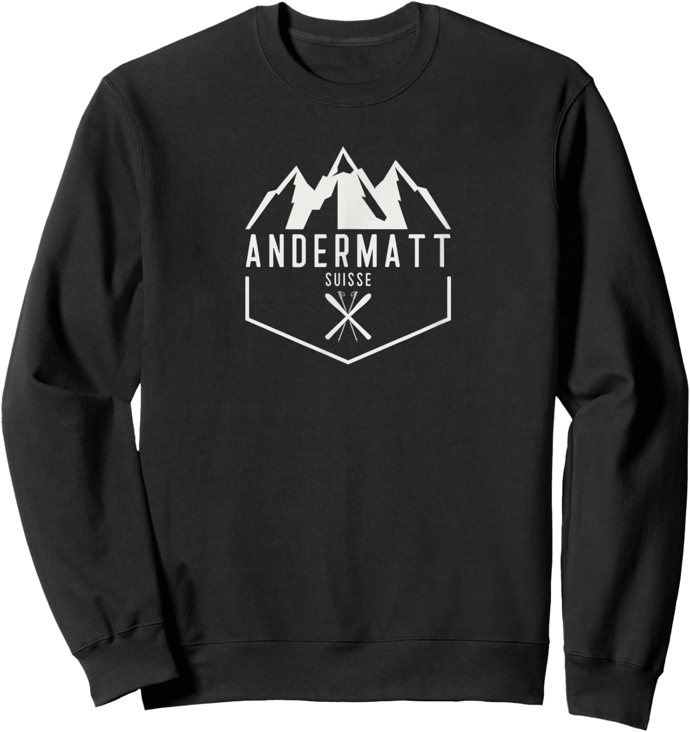 Andermatt Suisse Sweatshirt - Sweatshirt | Black