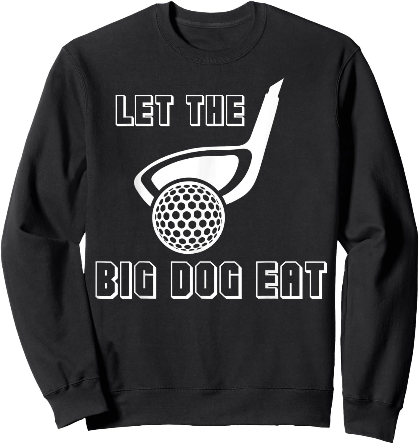 Funny Golfer Birthday Golf Father Day Mother Golf Ball Club Sweatshirt - Sweatshirt | Black