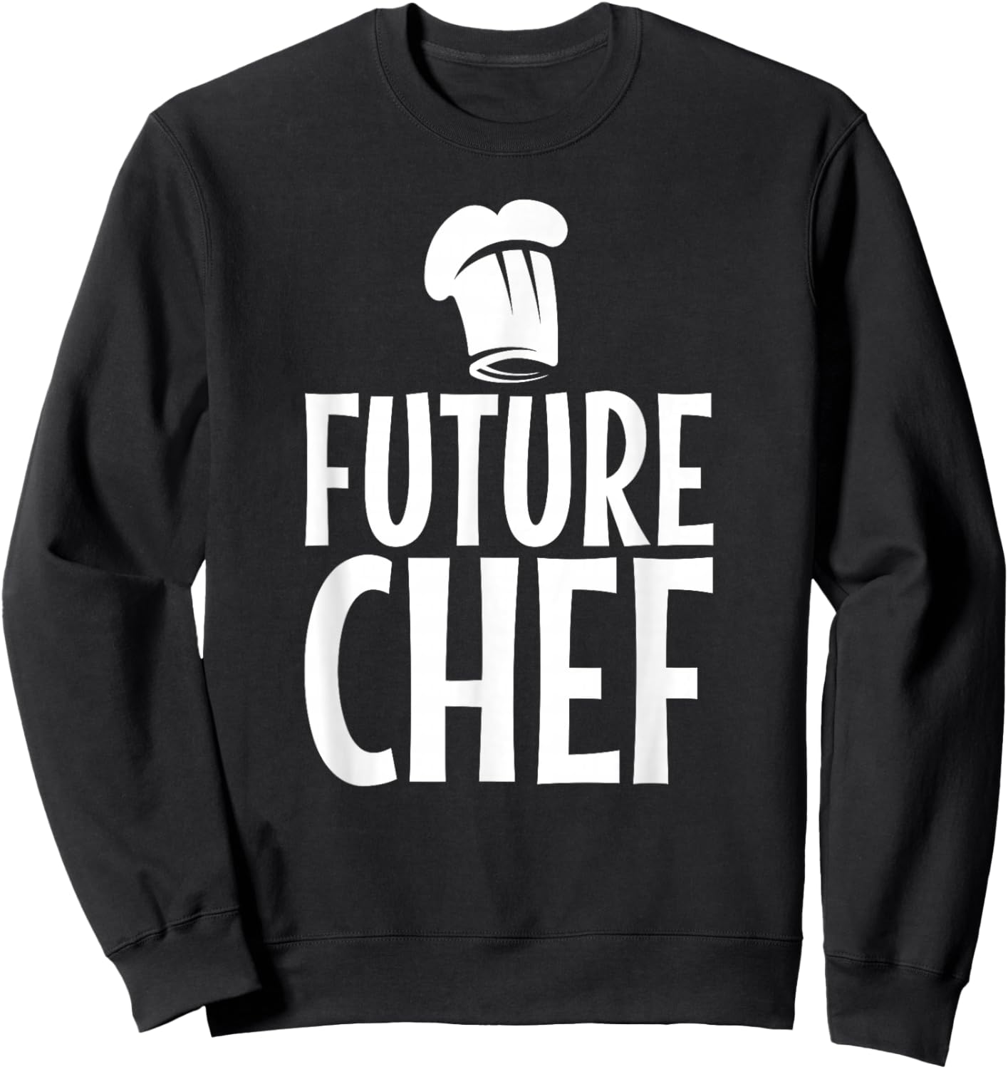 Funny Chef Design Women Culinary Cooking Chef Cook Sweatshirt - Sweatshirt | Black