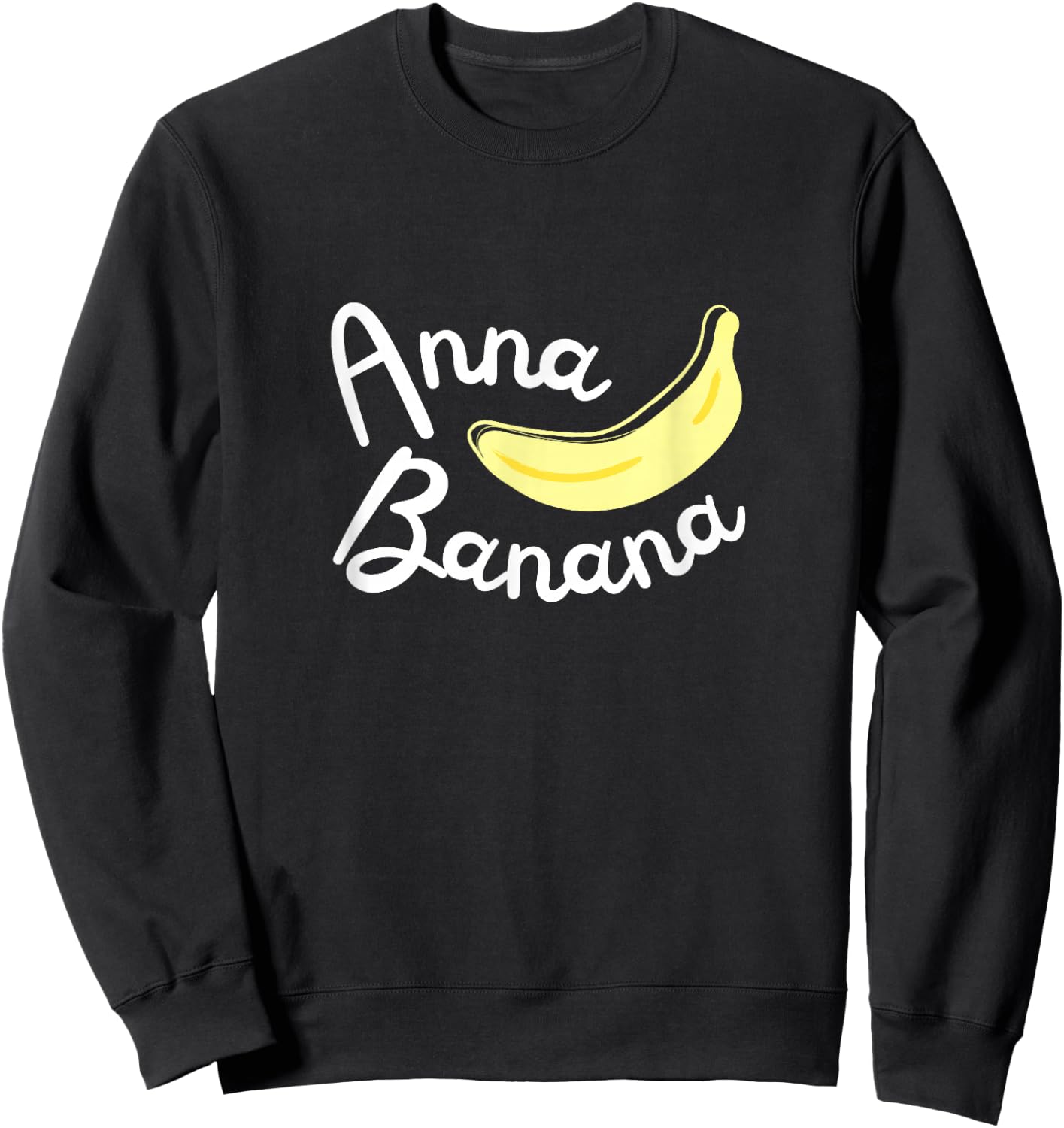 Anna Banana Nickname Sweatshirt - Sweatshirt | Black