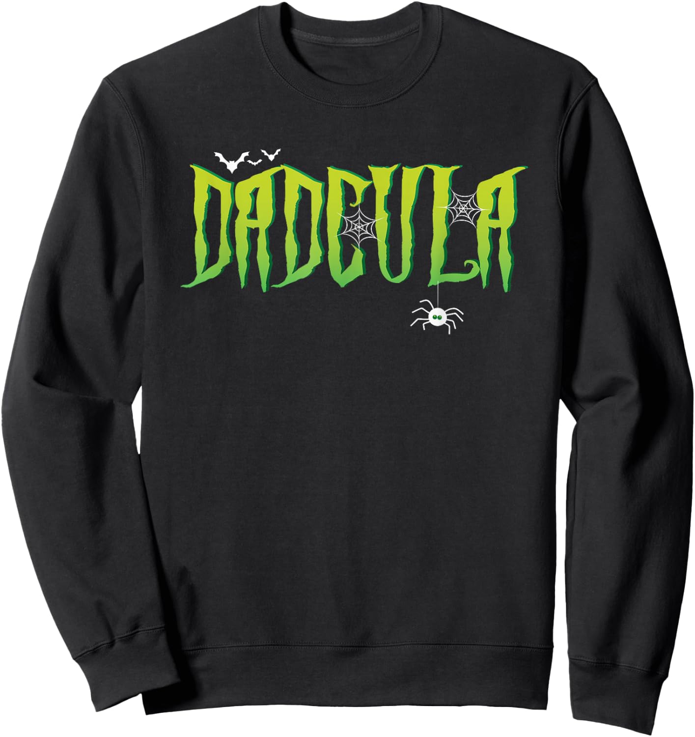 Funny Dadcula Halloween Dad Couples Matching Costume Sweatshirt - Sweatshirt | Black