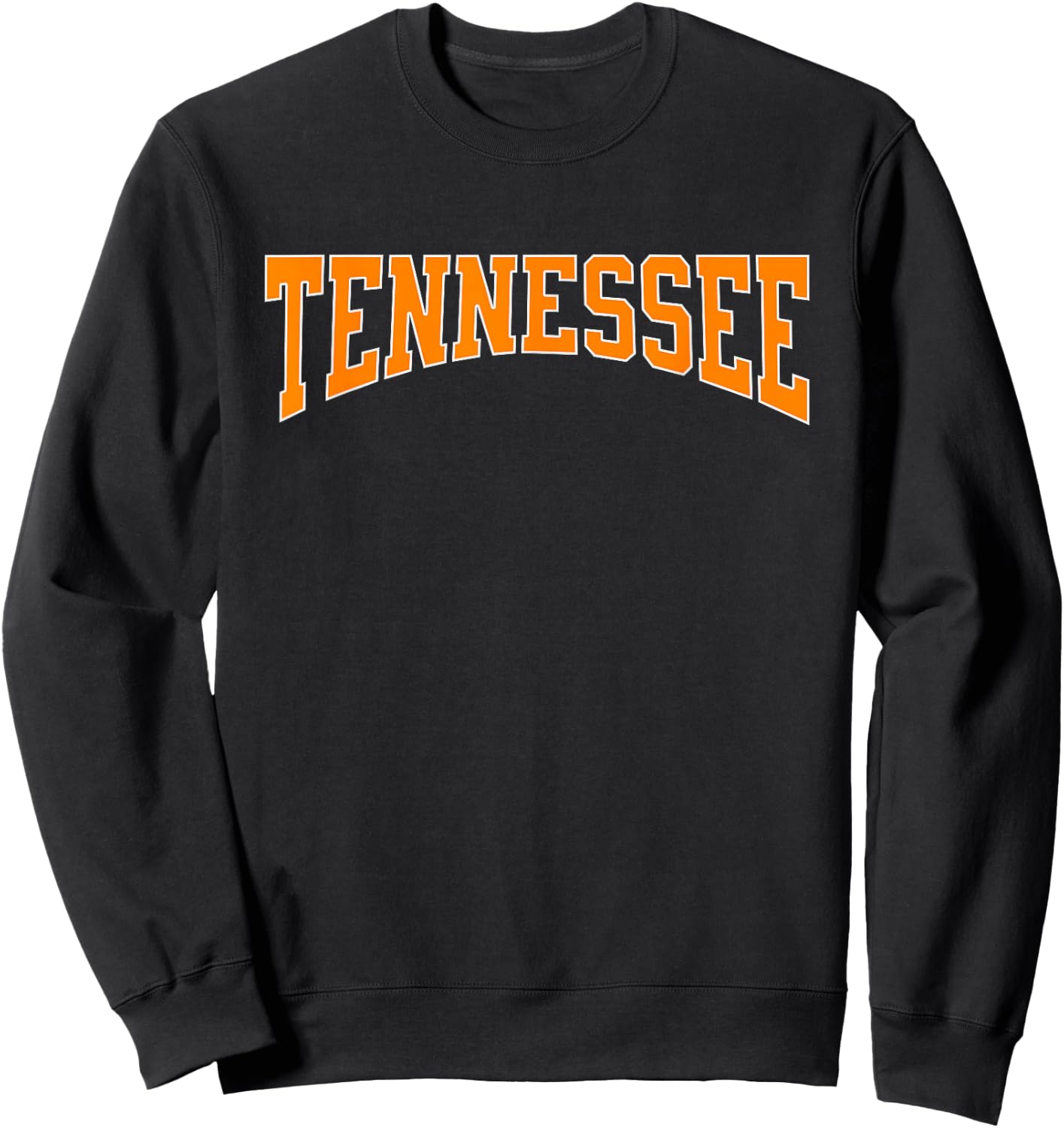 Men's Women's Kids Throwback Classic TN Orange Tennessee Sweatshirt - Sweatshirt | Black