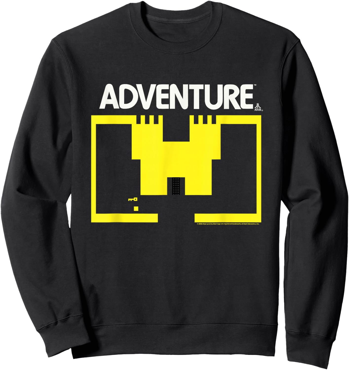 Atari Adventure Screen Art Sweatshirt - Sweatshirt | Black