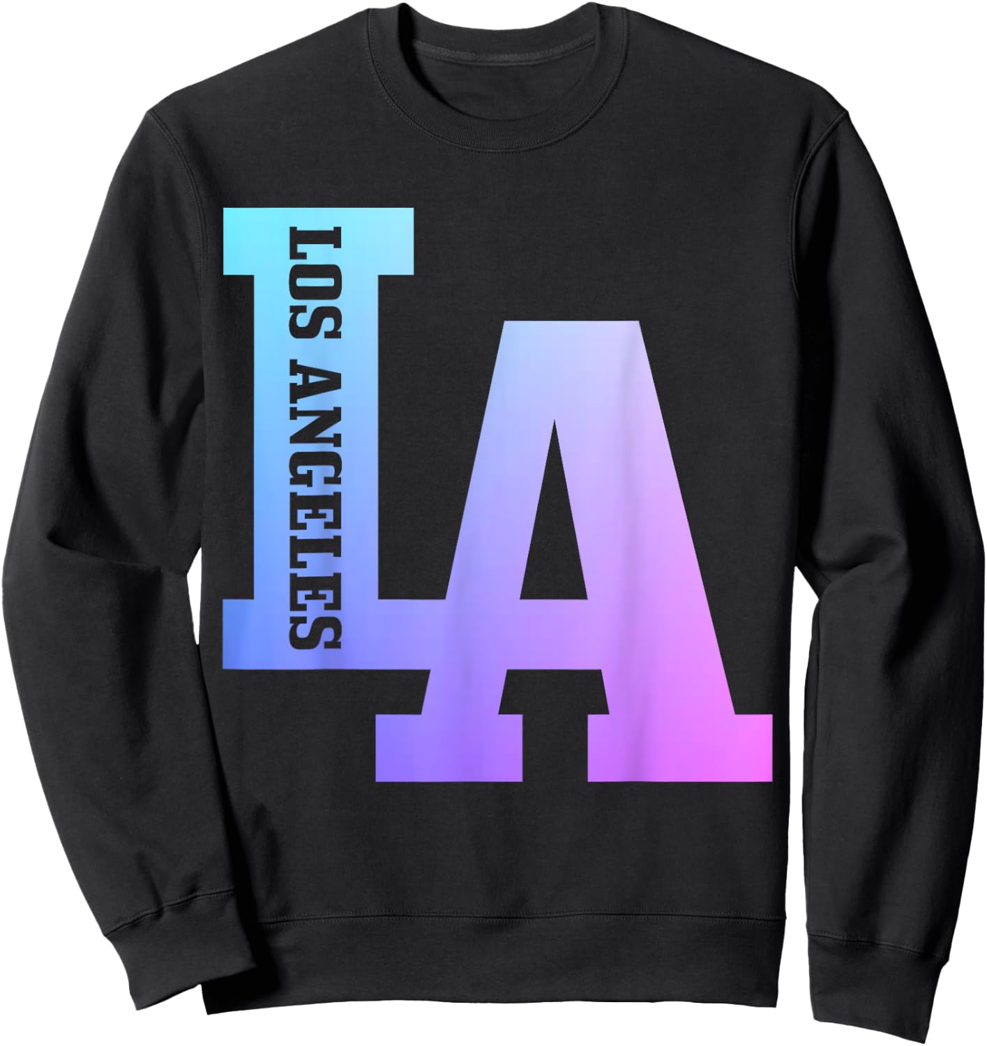 Los Angeles California LA Vintage Pride Sweatshirt - Sweatshirt | Black