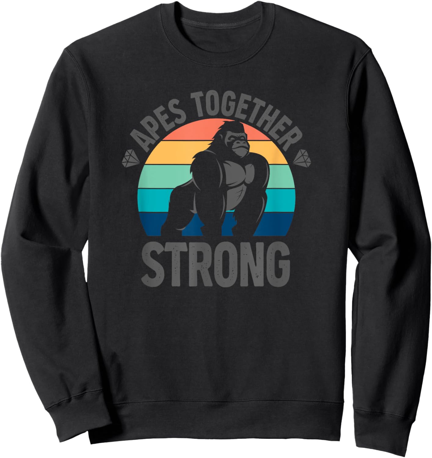 Apes Together Strong Sweatshirt - Sweatshirt | Black