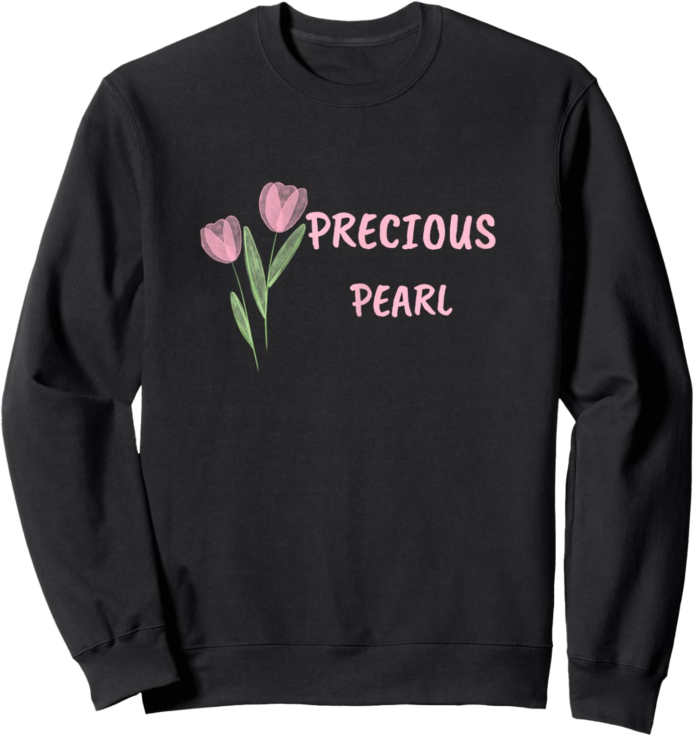 Precious Pearl For Christian Women To Believe In God Faith Sweatshirt - Sweatshirt | Black