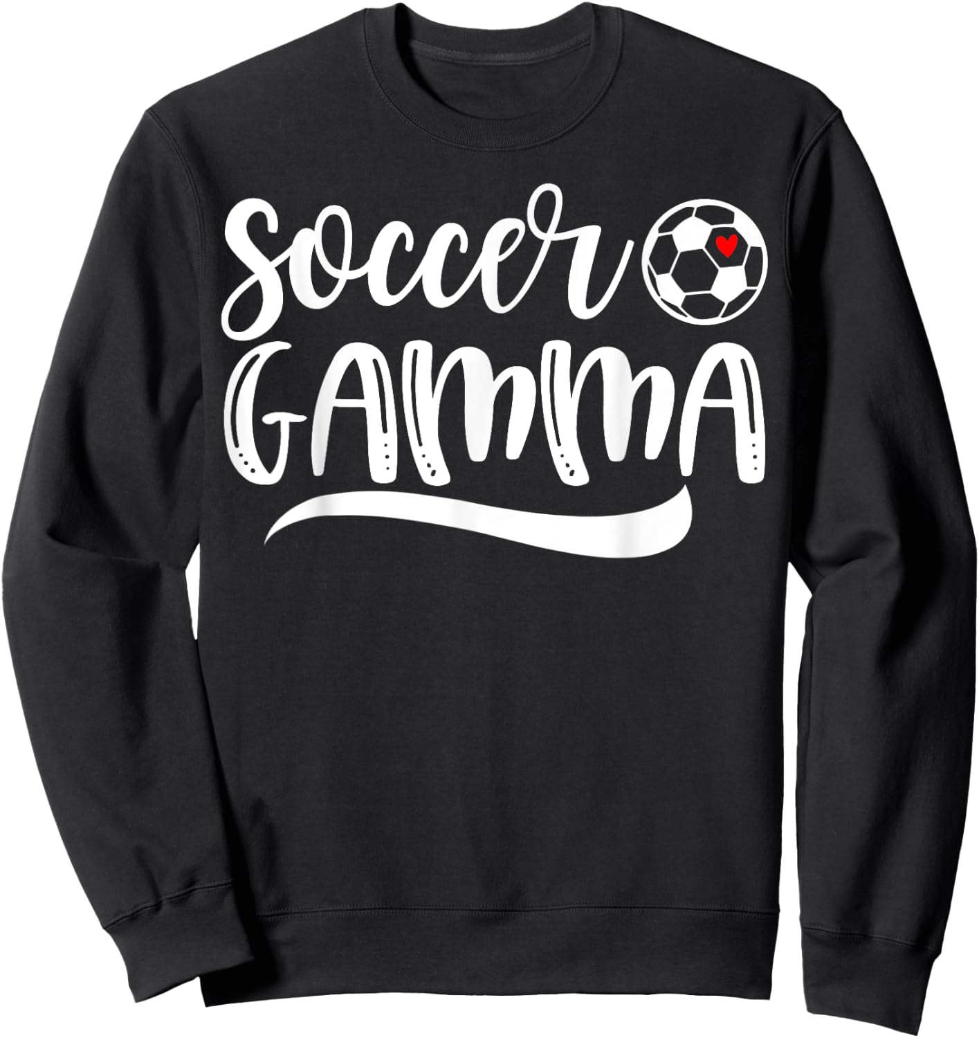 Funny Soccer Gamma Soccer Lover Mother's Day Sweatshirt - Sweatshirt | Black