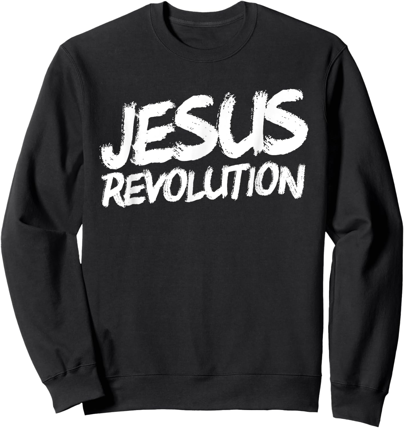 Jesus Revolution Christian Faith Peace Jesus Revolution Sweatshirt - Sweatshirt | Black
