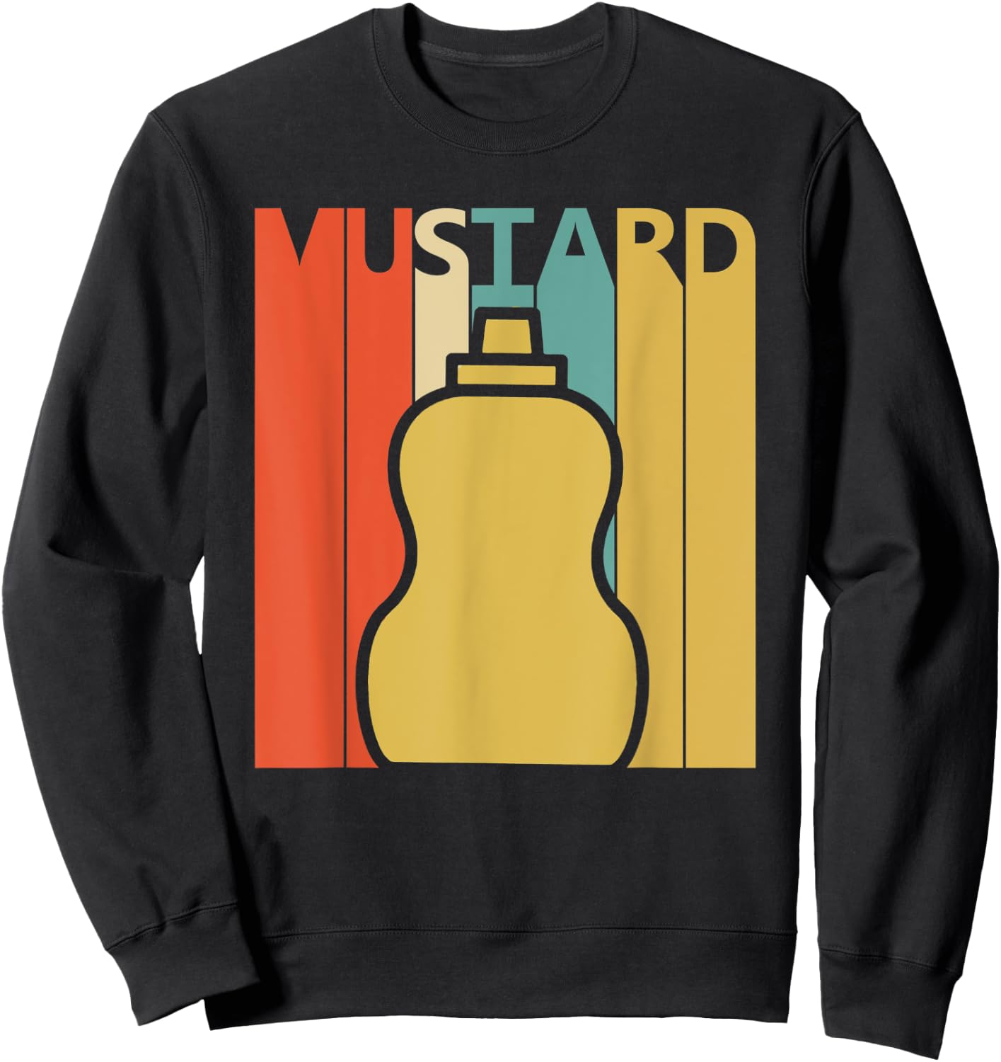 Funny Mustard sauce Lover Sweatshirt - Sweatshirt | Black