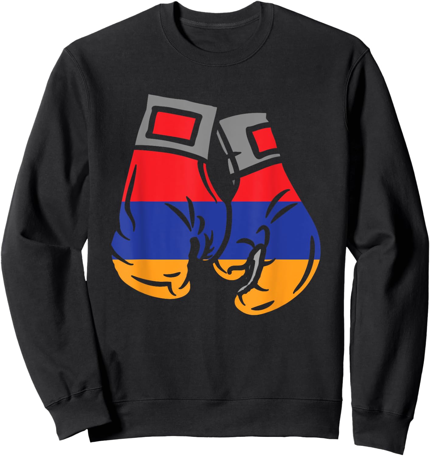 Boxing Glove With The Flag Of Armenia Sweatshirt - Sweatshirt | Black