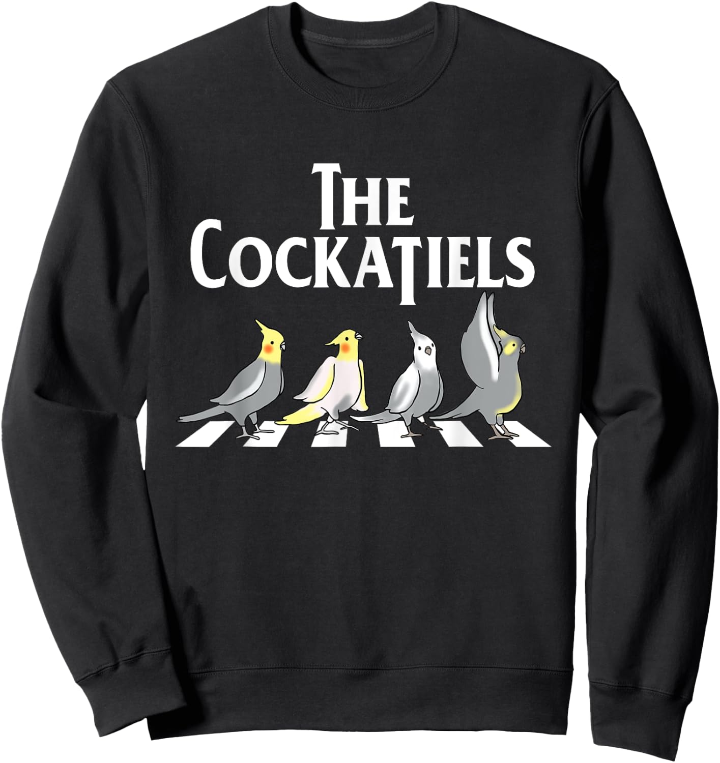 The Cockatiels - Weiro Bird Quarrion Parrot Lover Sweatshirt - Sweatshirt | Black