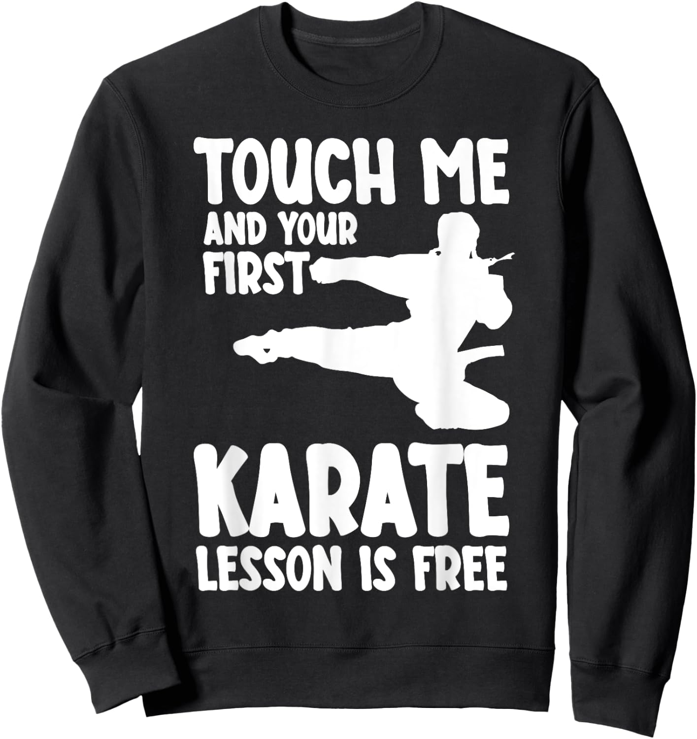 Karate Lesson Karateka Martial Arts Teacher Instructor Sweatshirt - Sweatshirt | Black