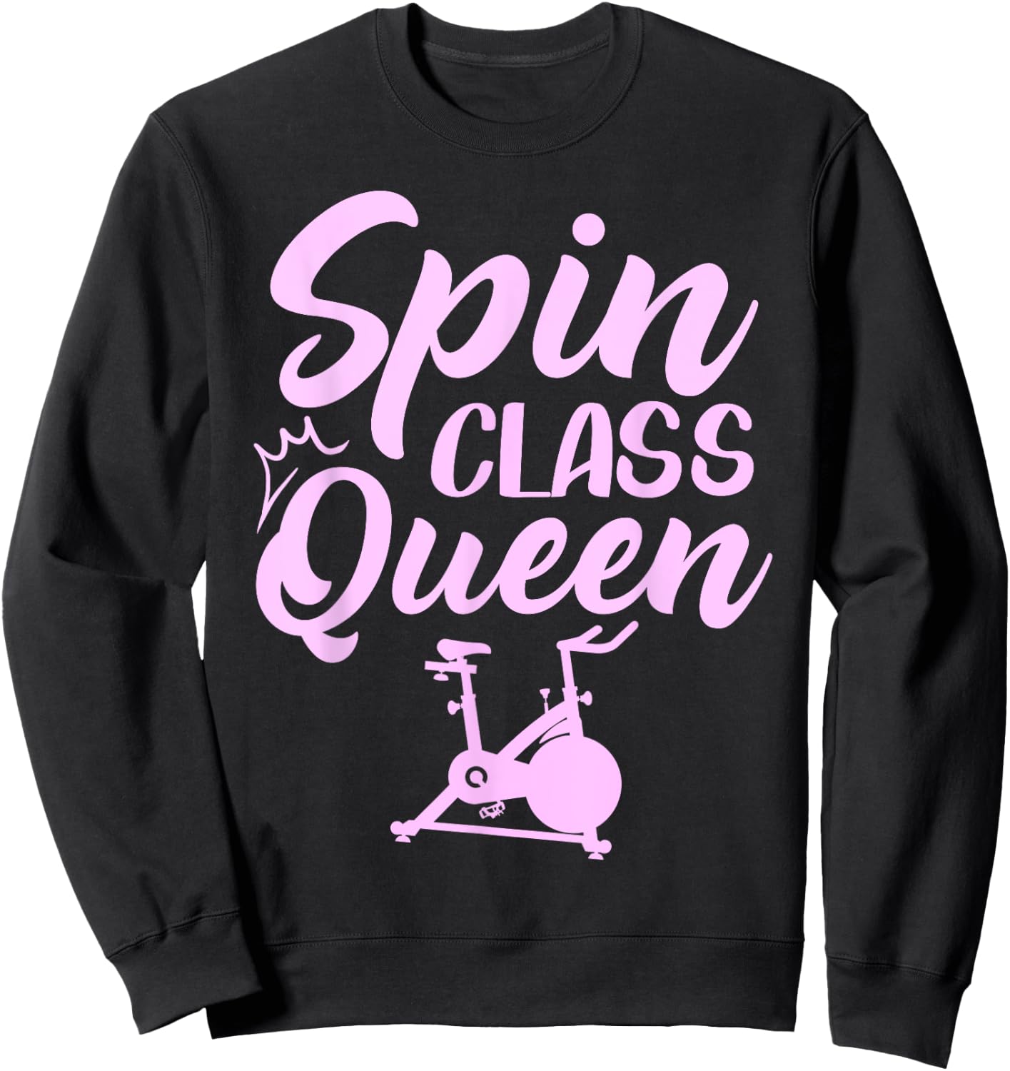 Spinning Class Spin Class Queen Spin Sweatshirt - Sweatshirt | Black