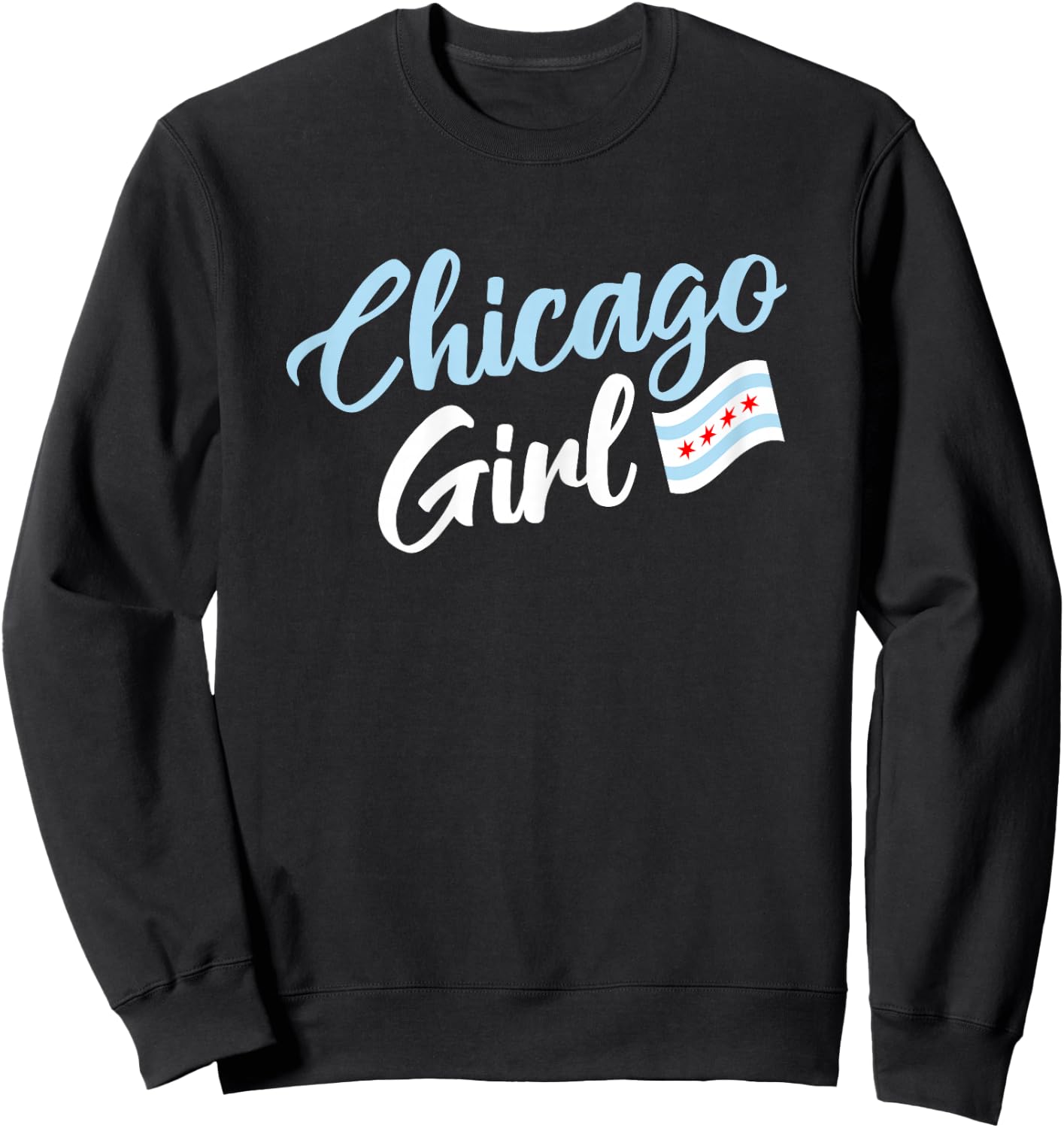 Kids Chicago Girl Sweatshirt - Sweatshirt | Black